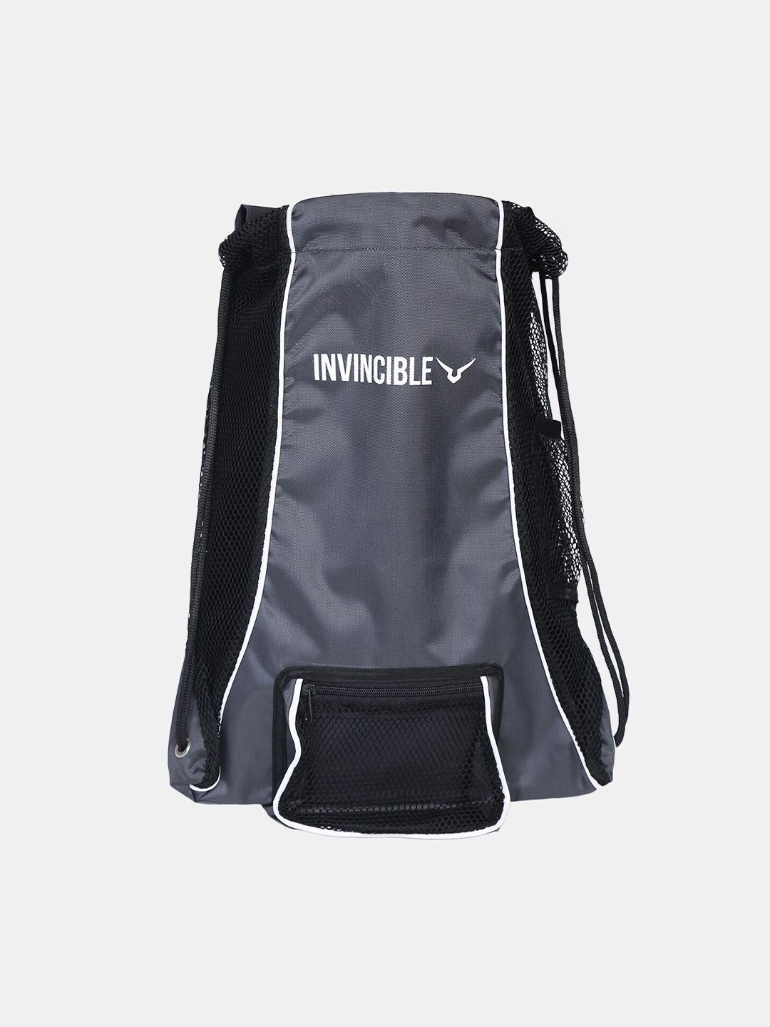 Invincible Unisex Grey & Black Colourblocked Boxing Gloves Bag Price in India