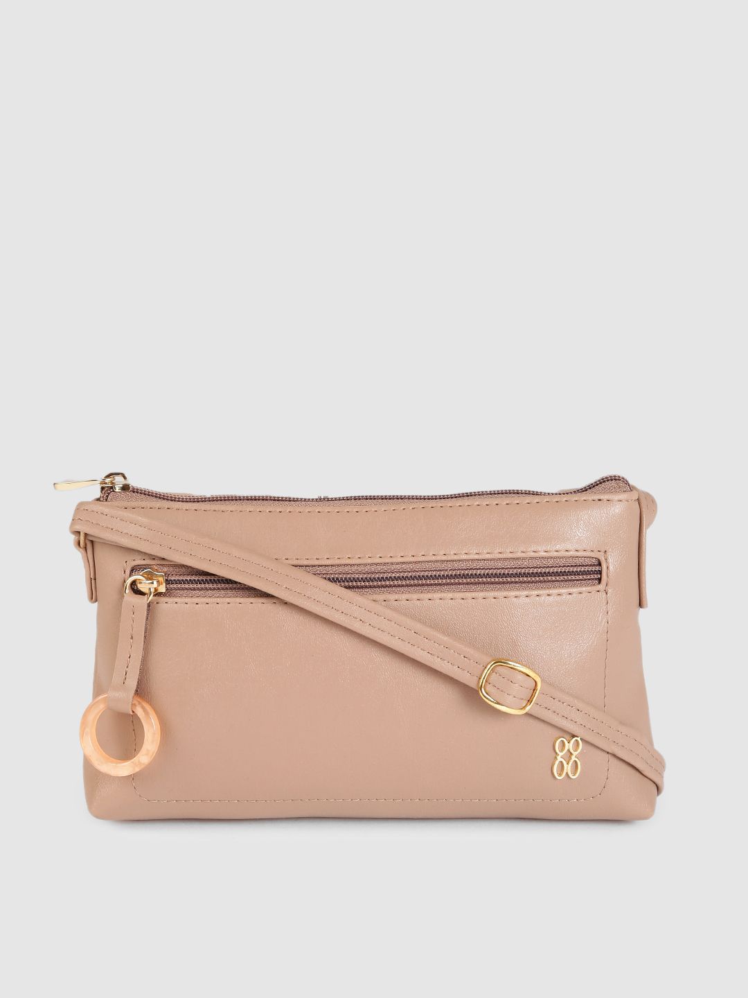 Baggit Pink Structured Sling Bag Price in India