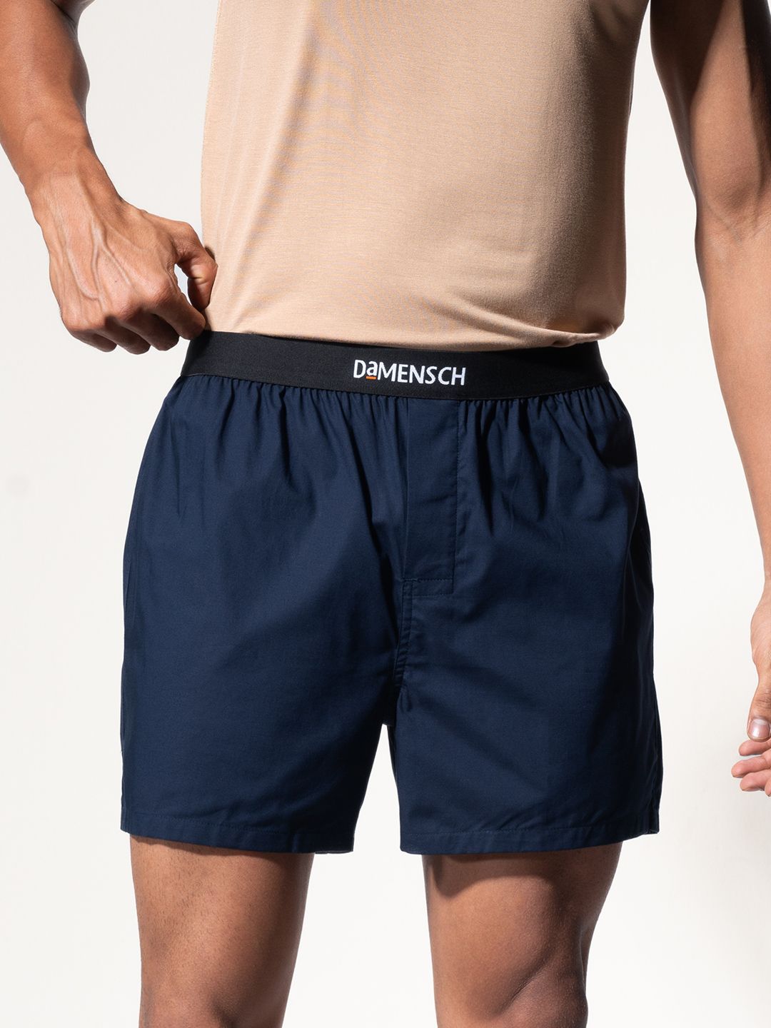 DAMENSCH Men Solid Ultra-Light Cotton Regular Fit Inner Boxer DAM-SLD-SBX-CLB