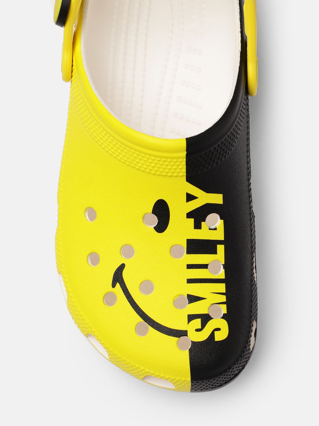 Buy Crocs Women Yellow & Black Classic SmileyWorld(R) 2  display picture 3