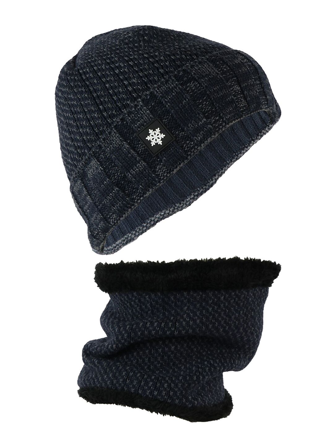 iSWEVEN Unisex Blue Beanie Price in India