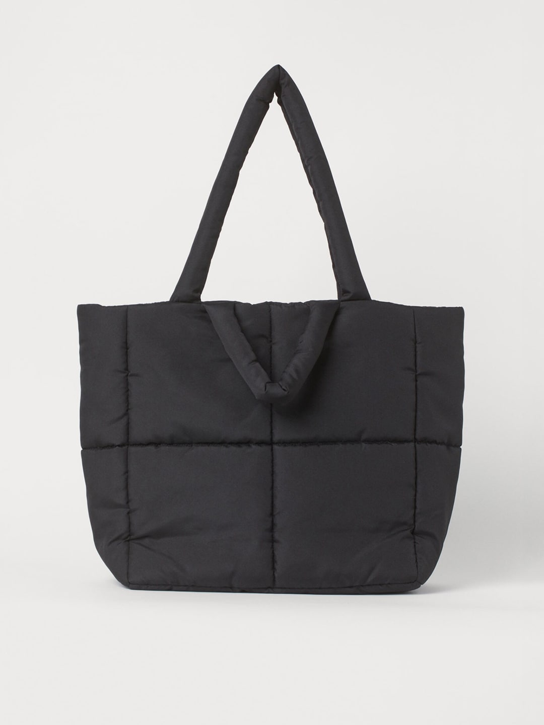 H&M Womens Black Padded shopper Price in India