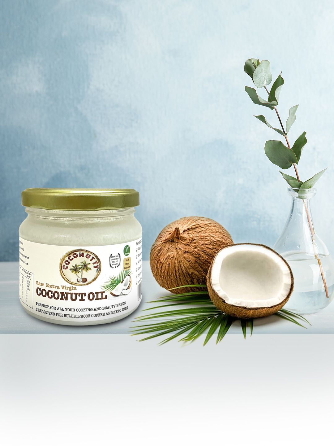 COCONUTTY White Raw Extra Virgin Coconut Oil Price in India