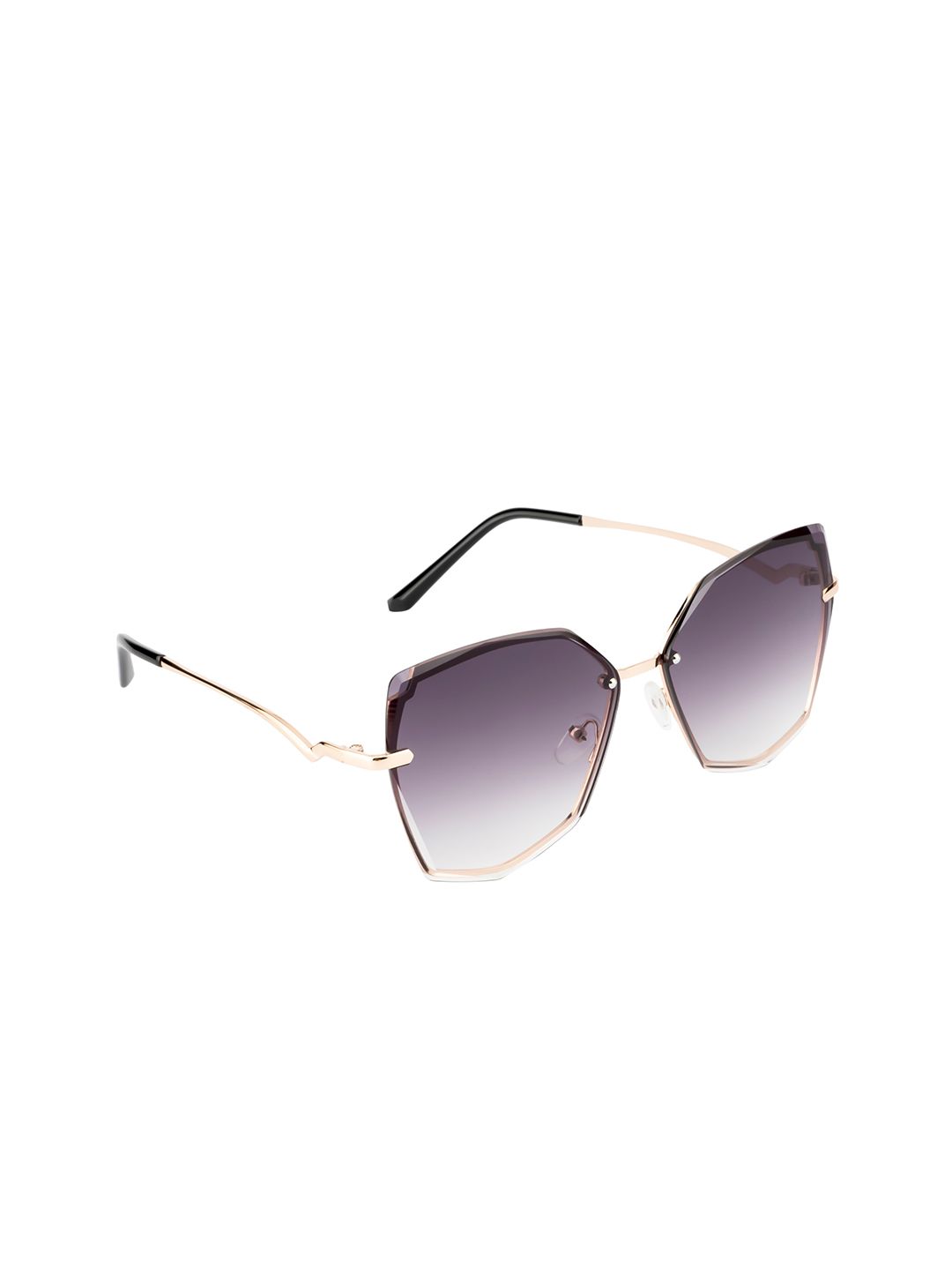 Ted Smith Women Purple Sunglasses with UV Protected Lens Price in India