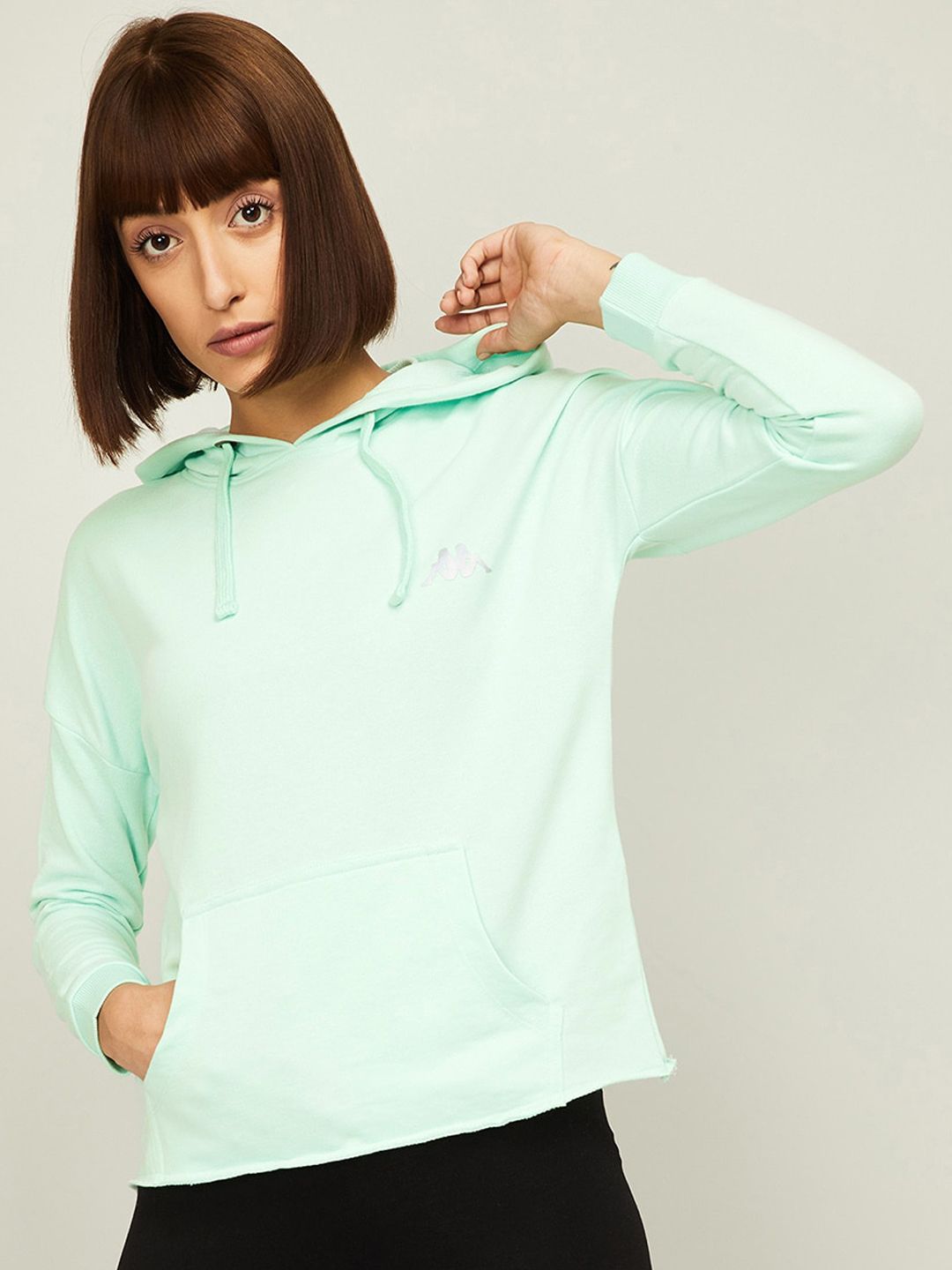 Kappa Women Green Sweatshirt Price in India