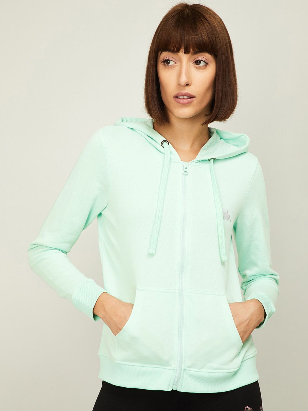 Kappa Women Green Sweatshirt Price in India