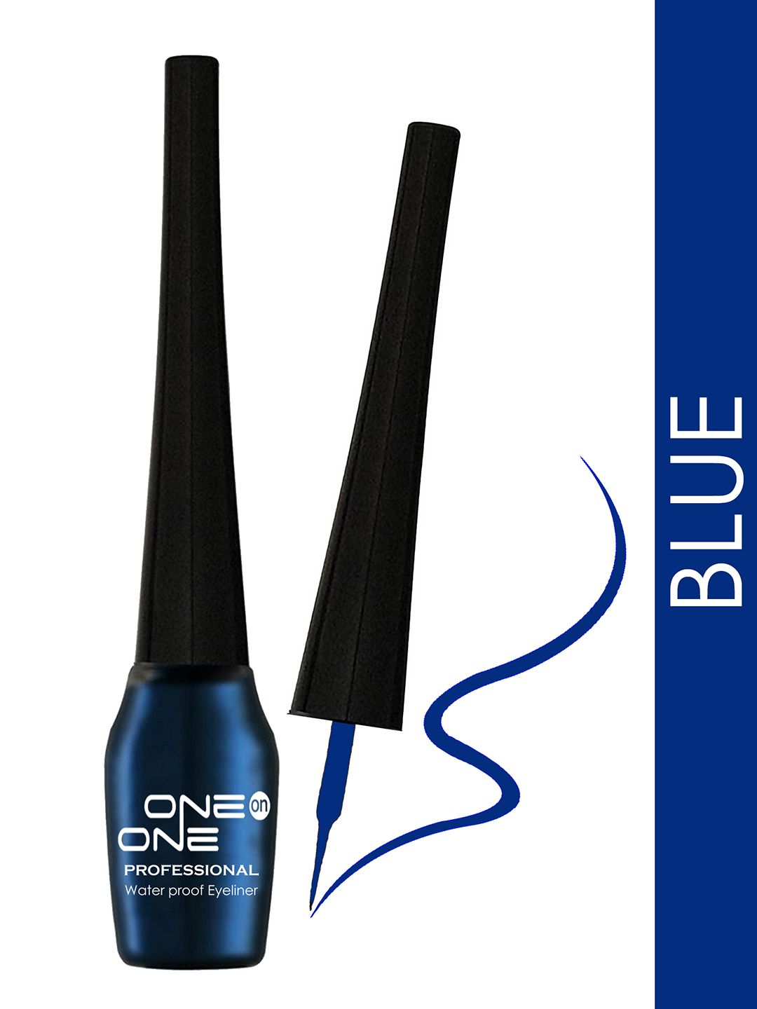 ONE on ONE Professional Waterproof Liquid Eyeliner- Blue Price in India