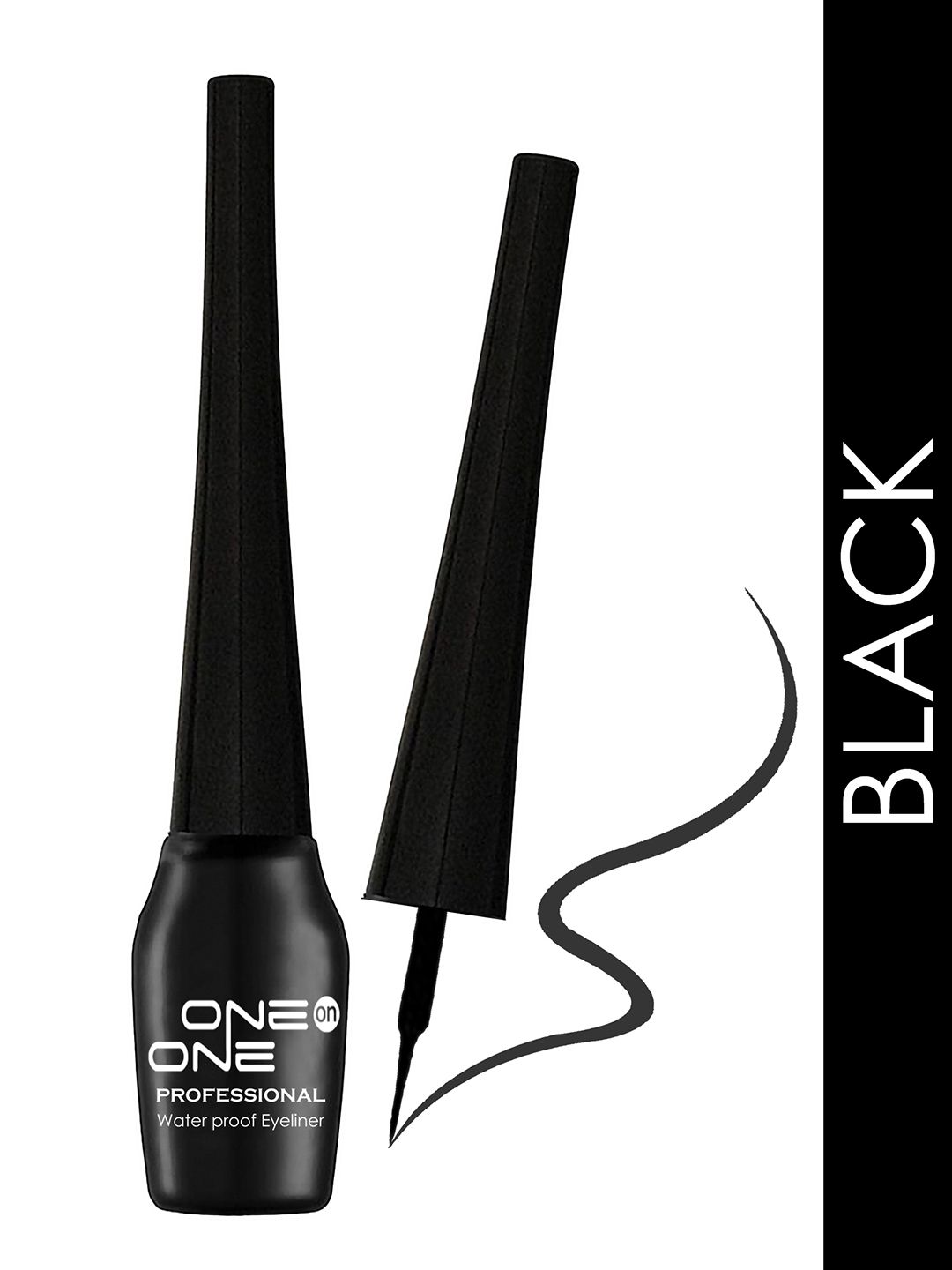 ONE on ONE Professional Waterproof Liquid Eyeliner-Black Price in India