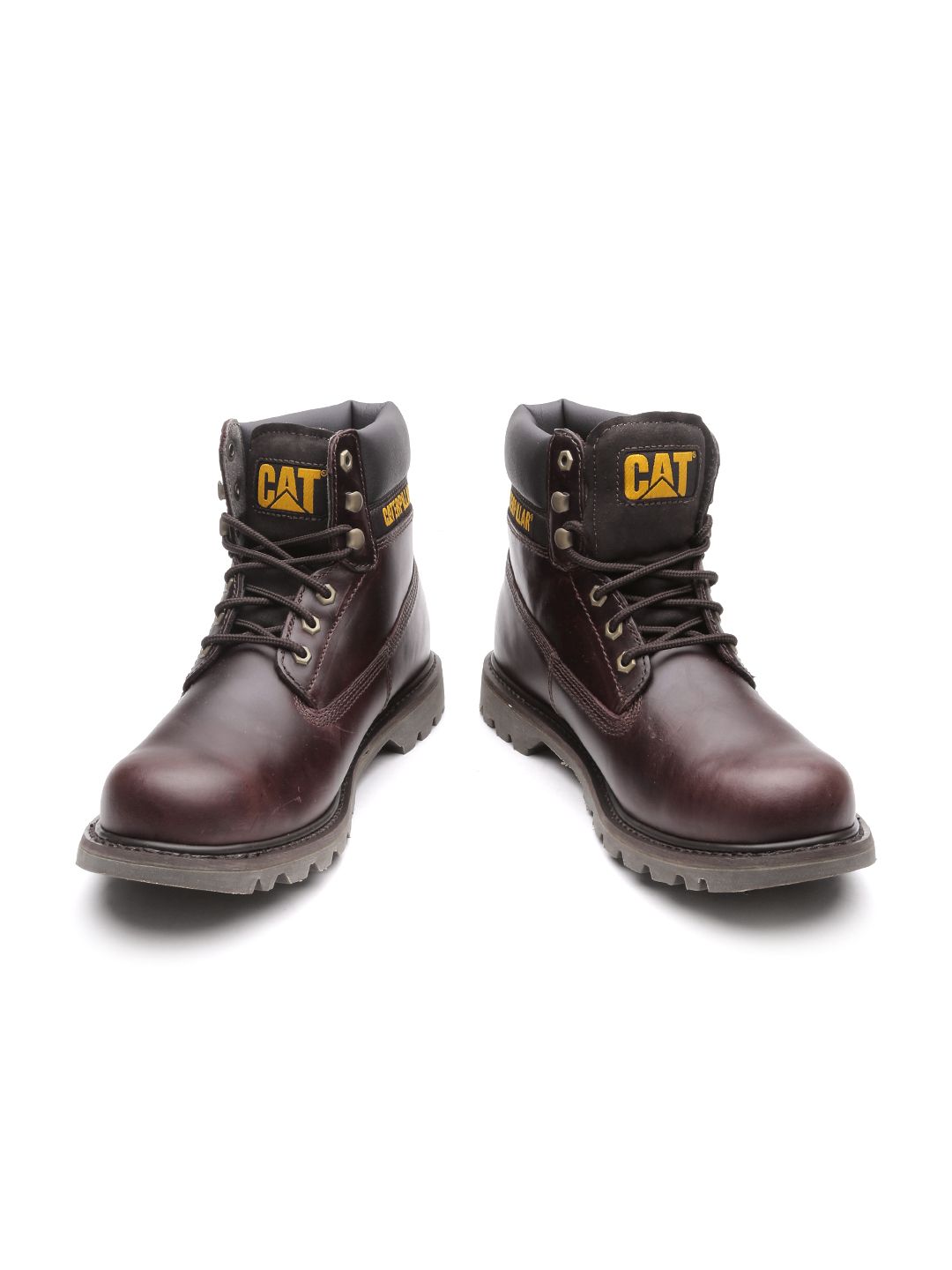CAT‎ Men Burgundy Colorado Leather Boots Size 12 B52 Caterpillar CAT Colorado Burgundy Mens Sz 10.5 | eBay main image 3