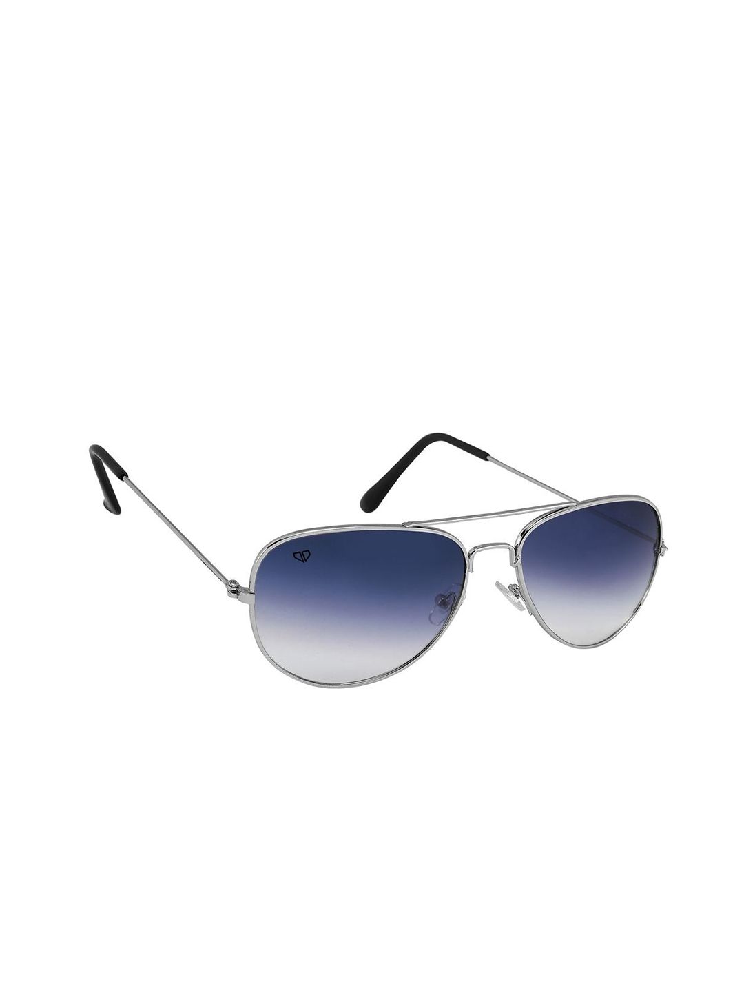 Walrus Men Blue Lens & Silver-Toned Aviator Sunglass  - WSGM-JOHN-280707