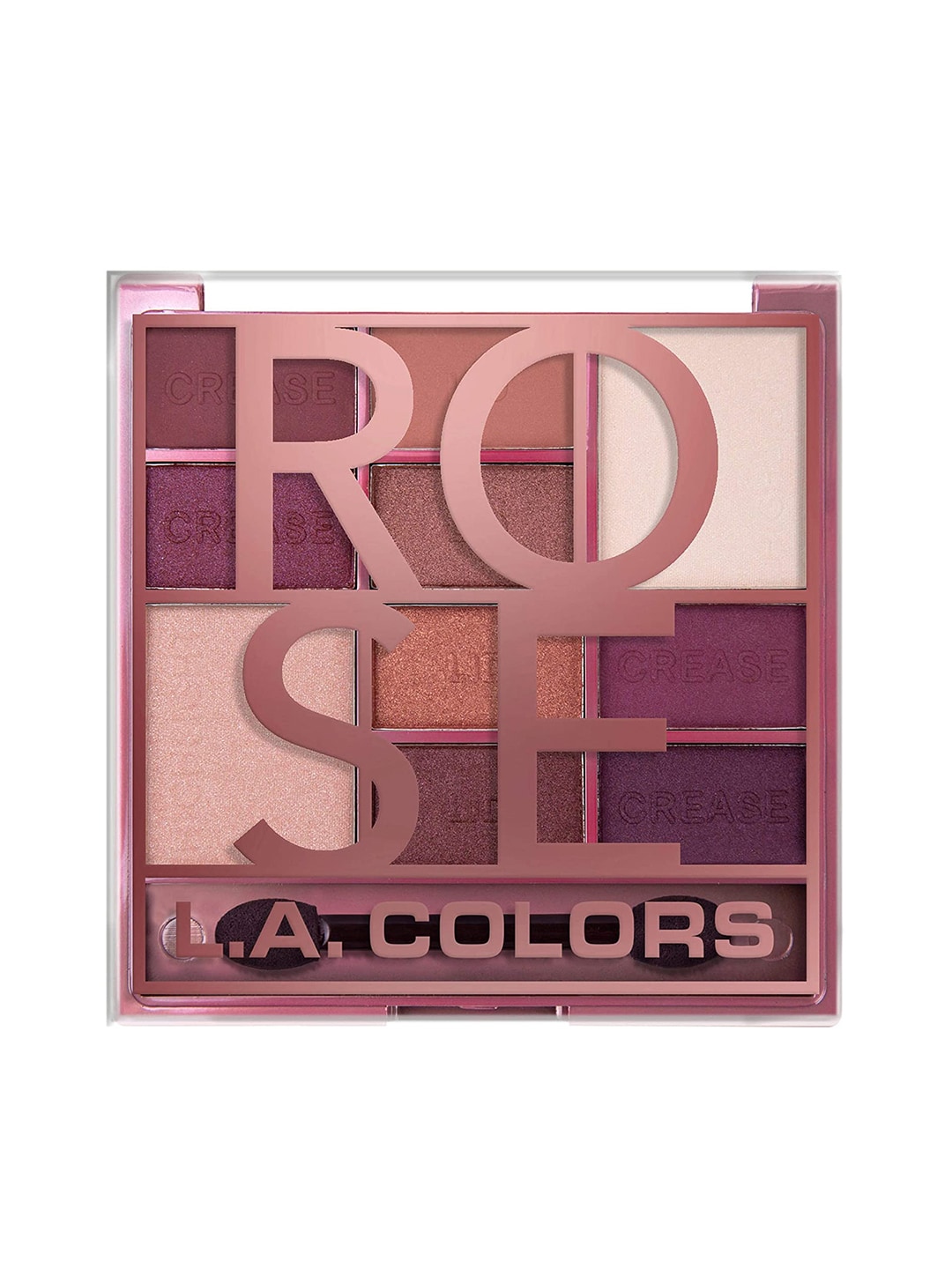 L.A colors Color Block 10 Color Eyeshadow Palette - Rose Price in India