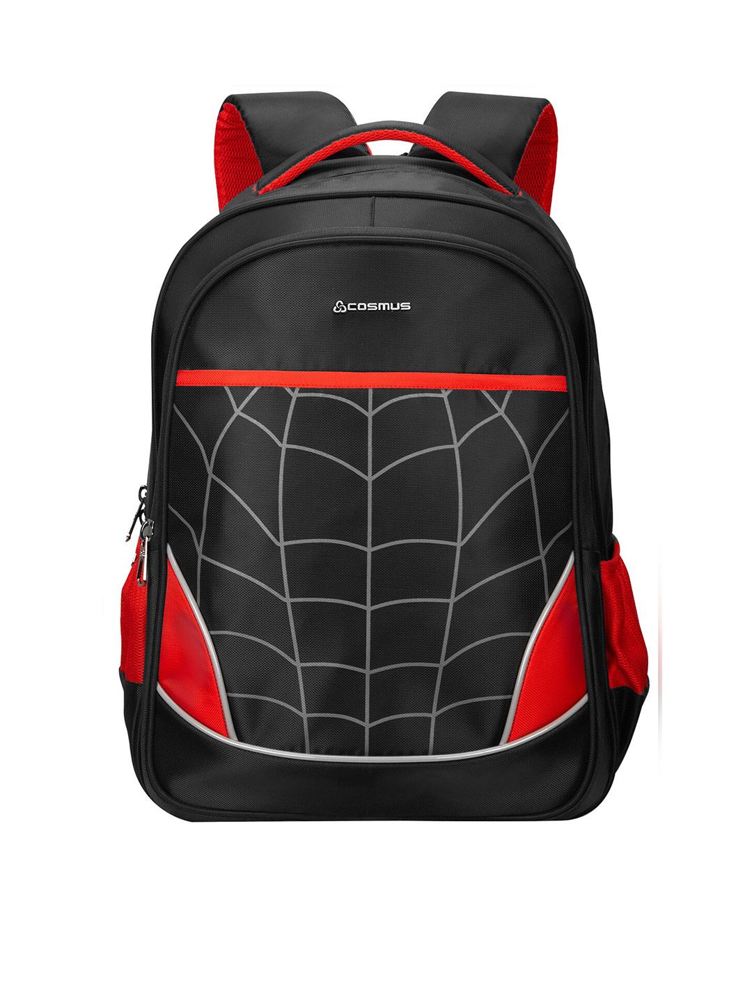 COSMUS Unisex Black & Red Graphic Backpack Price in India