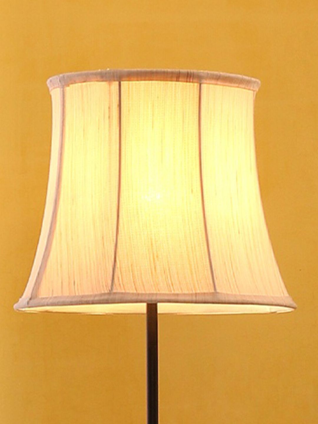 Devansh Off White Fabric Traditional Club Lamp Shade Price in India