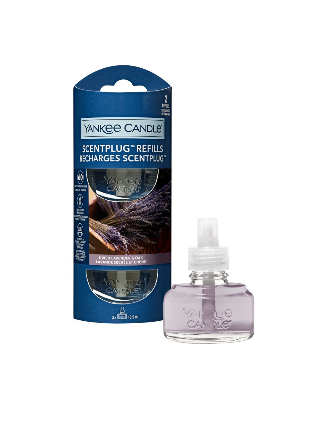 YANKEE CANDLE Purple & Transparent Dried Lavender & Oak Scent Plug Refill Price in India