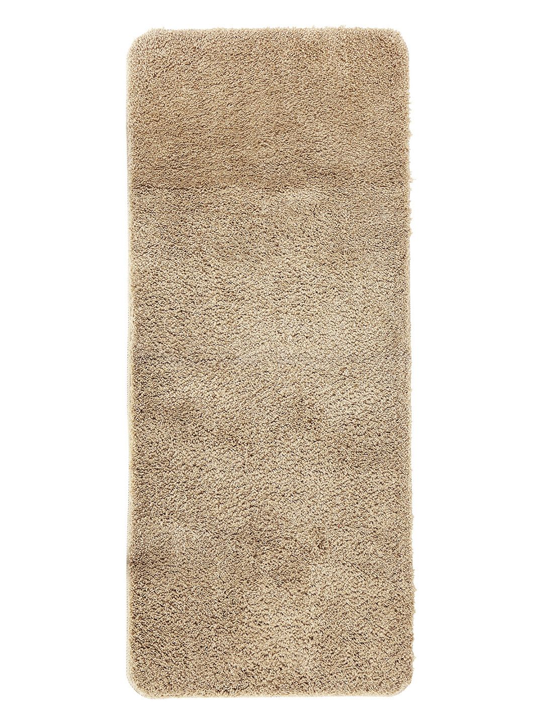 OBSESSIONS Beige Textured Diana Anti-Skid Bath Rug Price in India