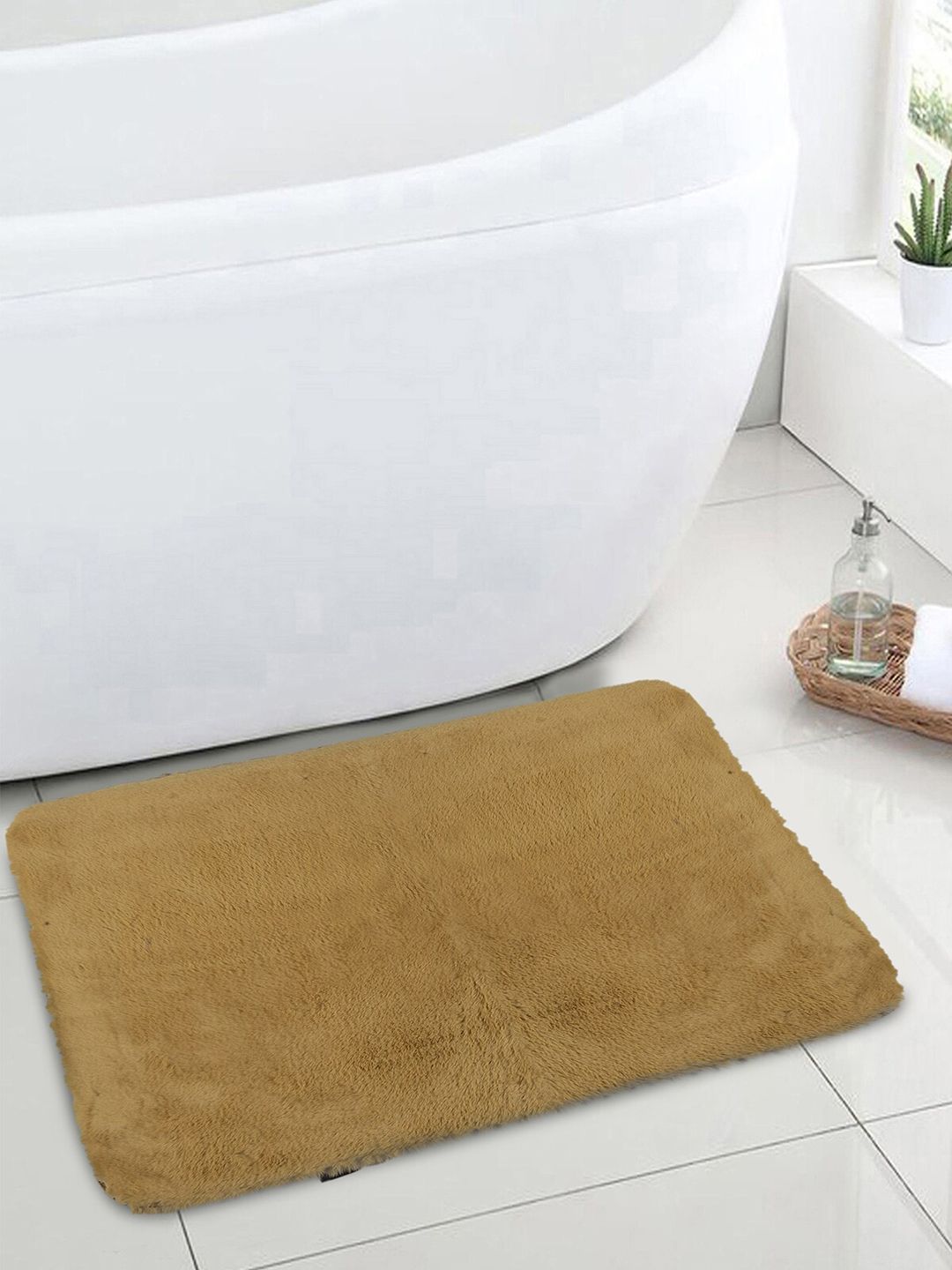 OBSESSIONS Beige Galaxy Bath Mat Price in India