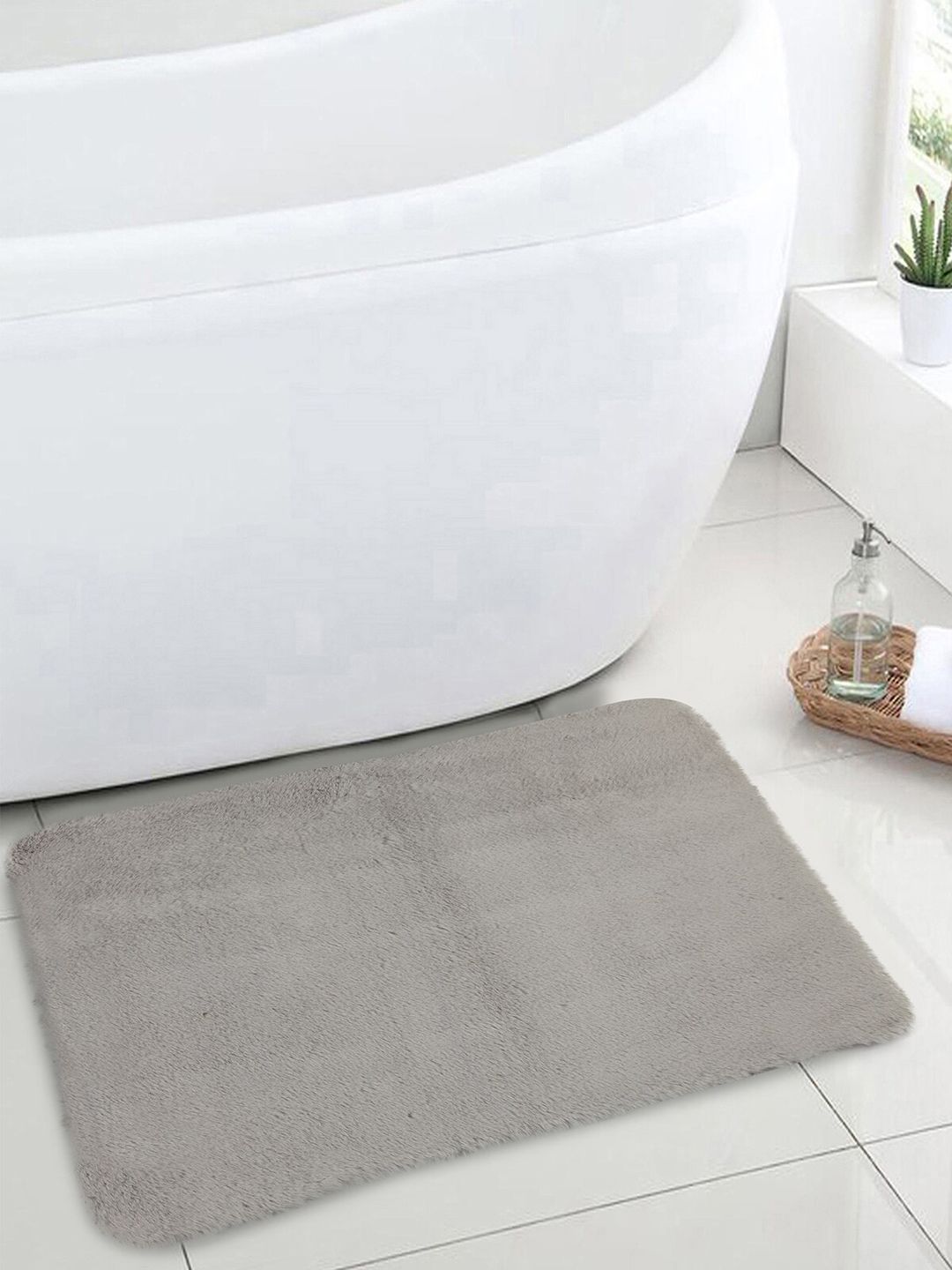 Obsessions Silver-Toned Galaxy Bath Mat Price in India