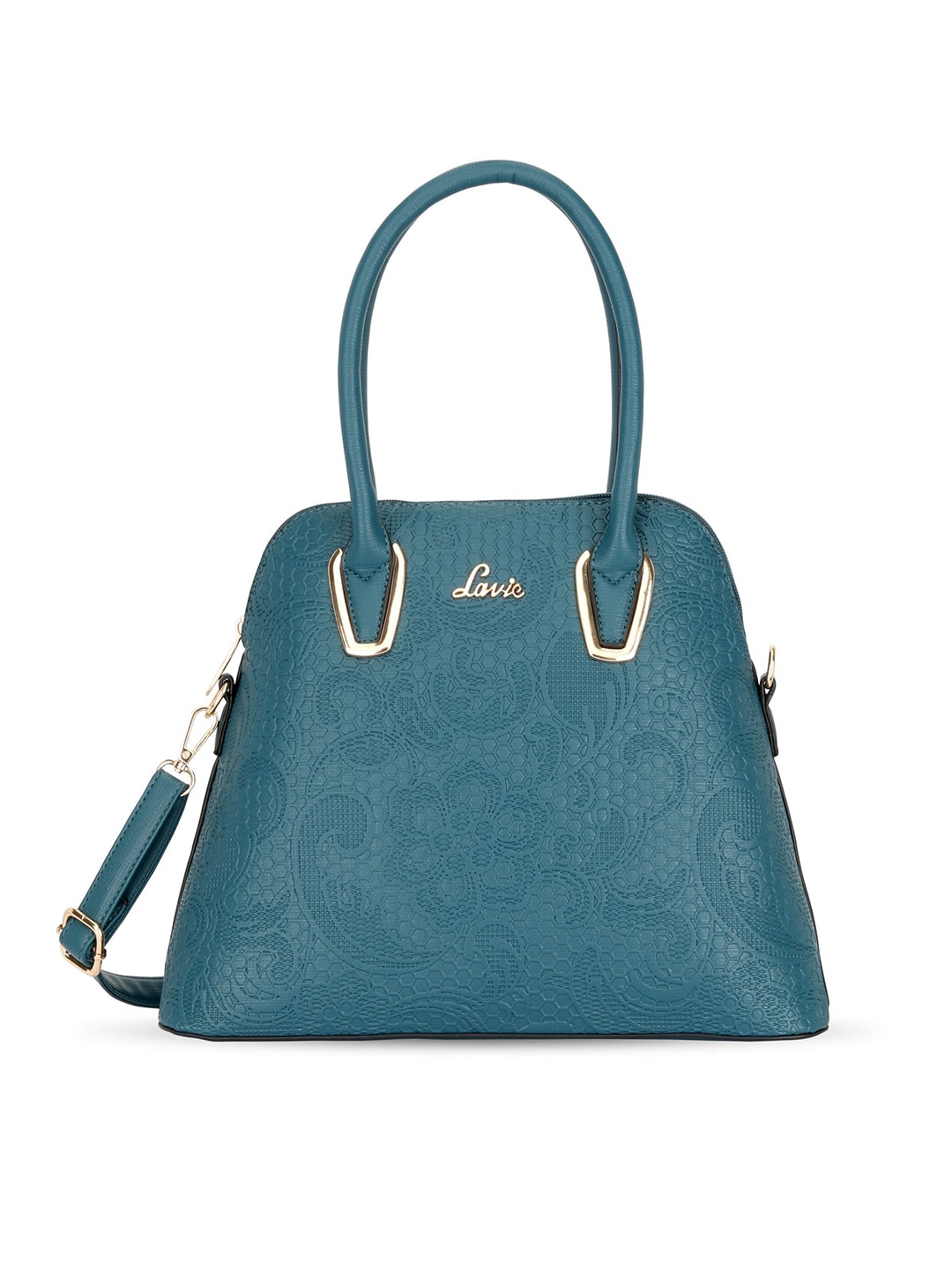 Lavie Blue Textured Shoulder Bag Price in India