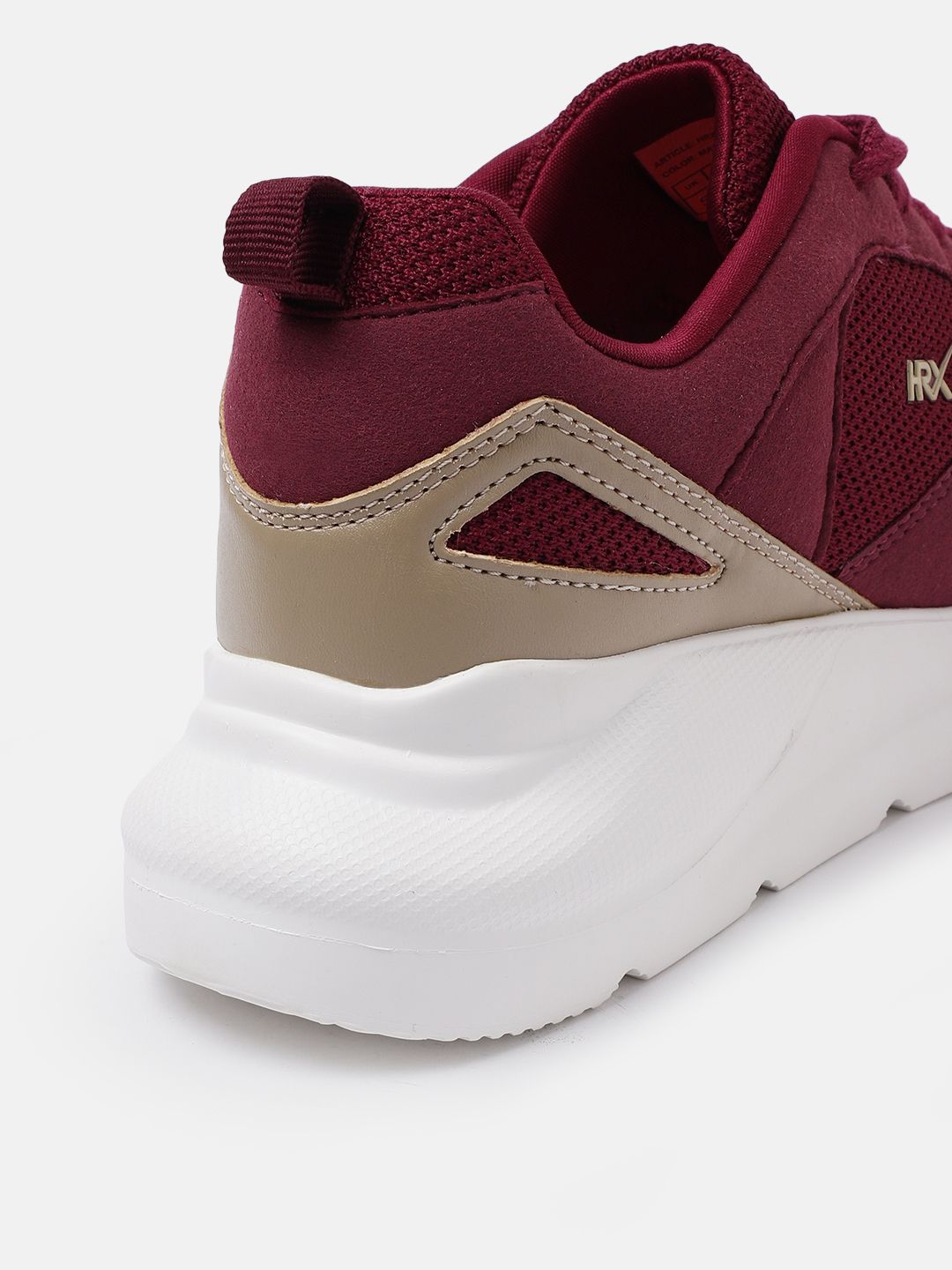 Buy HRX by Hrithik Roshan Unisex Maroon Woven Design Chunky