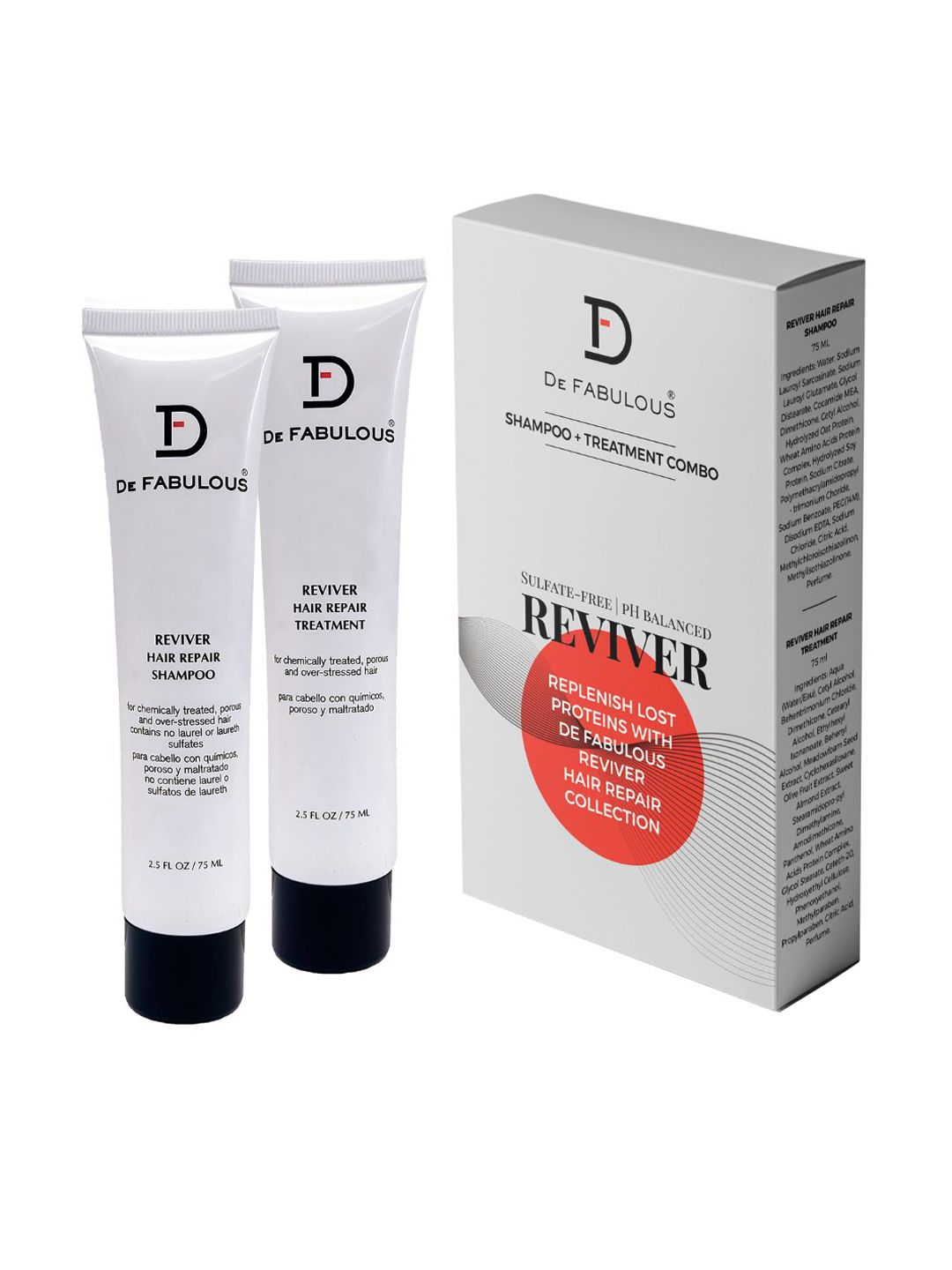 De Fabulous White Reviver Shampoo & Treatment Combo Price in India