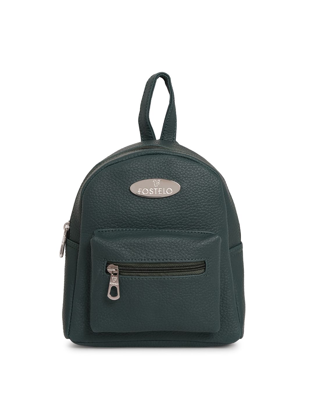 Fostelo Women Green Solid Backpack Price in India