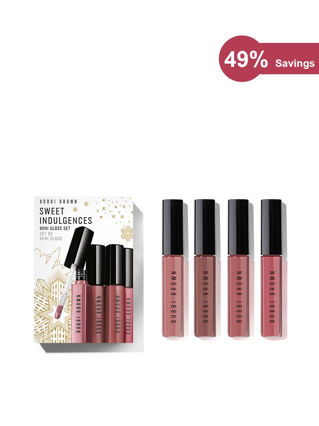 BOBBI BROWN ミニリップ10本セット Buy Bobbi Brown Set of 4 Sweet Indulgences Mini Lip Gloss with