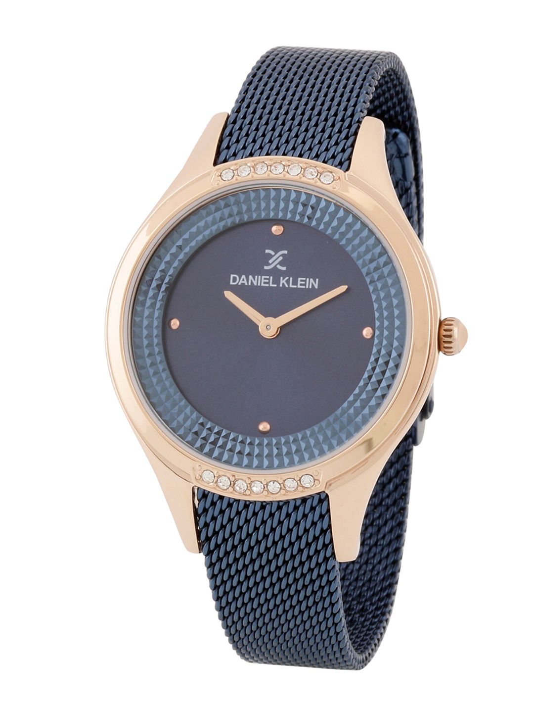 Daniel Klein Women Blue Embellished Dial & Blue Straps Analogue Watch DK.1.12826-4 Price in India