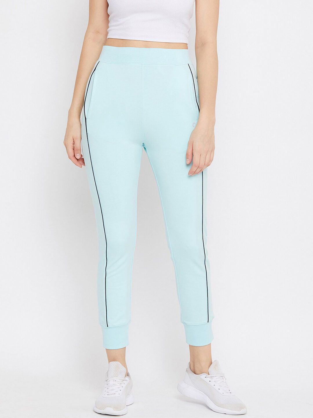 C9 AIRWEAR Women Blue Solid Joggers Price in India