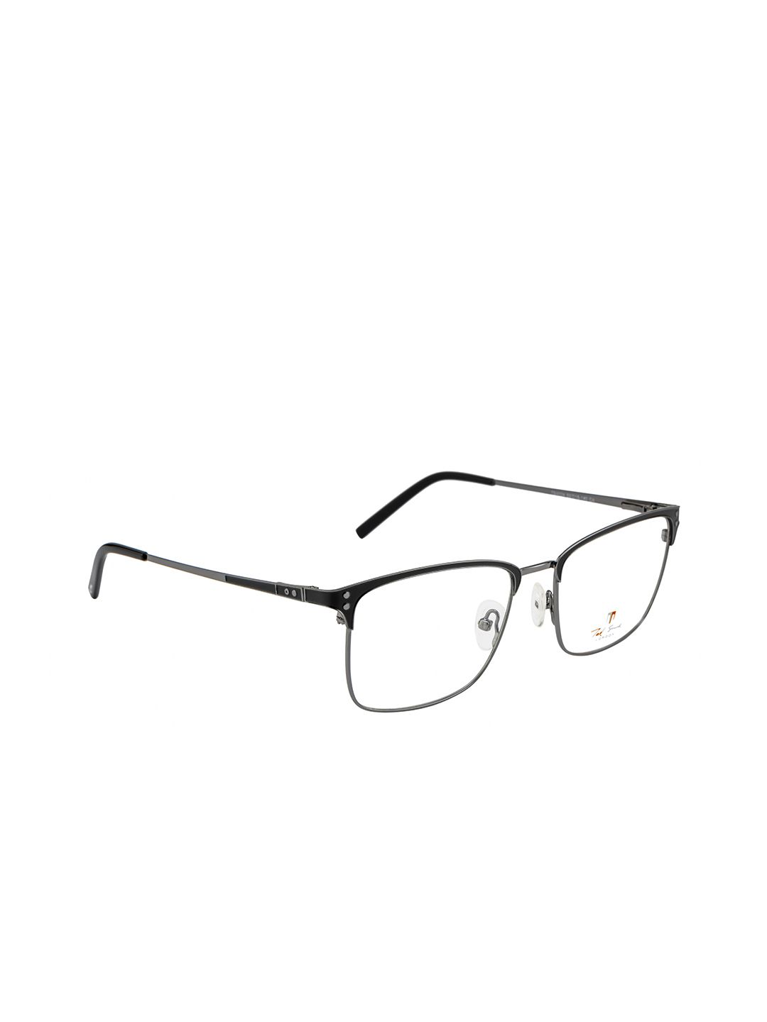 Ted Smith Unisex Grey Half Rim Wayfarer Frames TS-309 Price in India