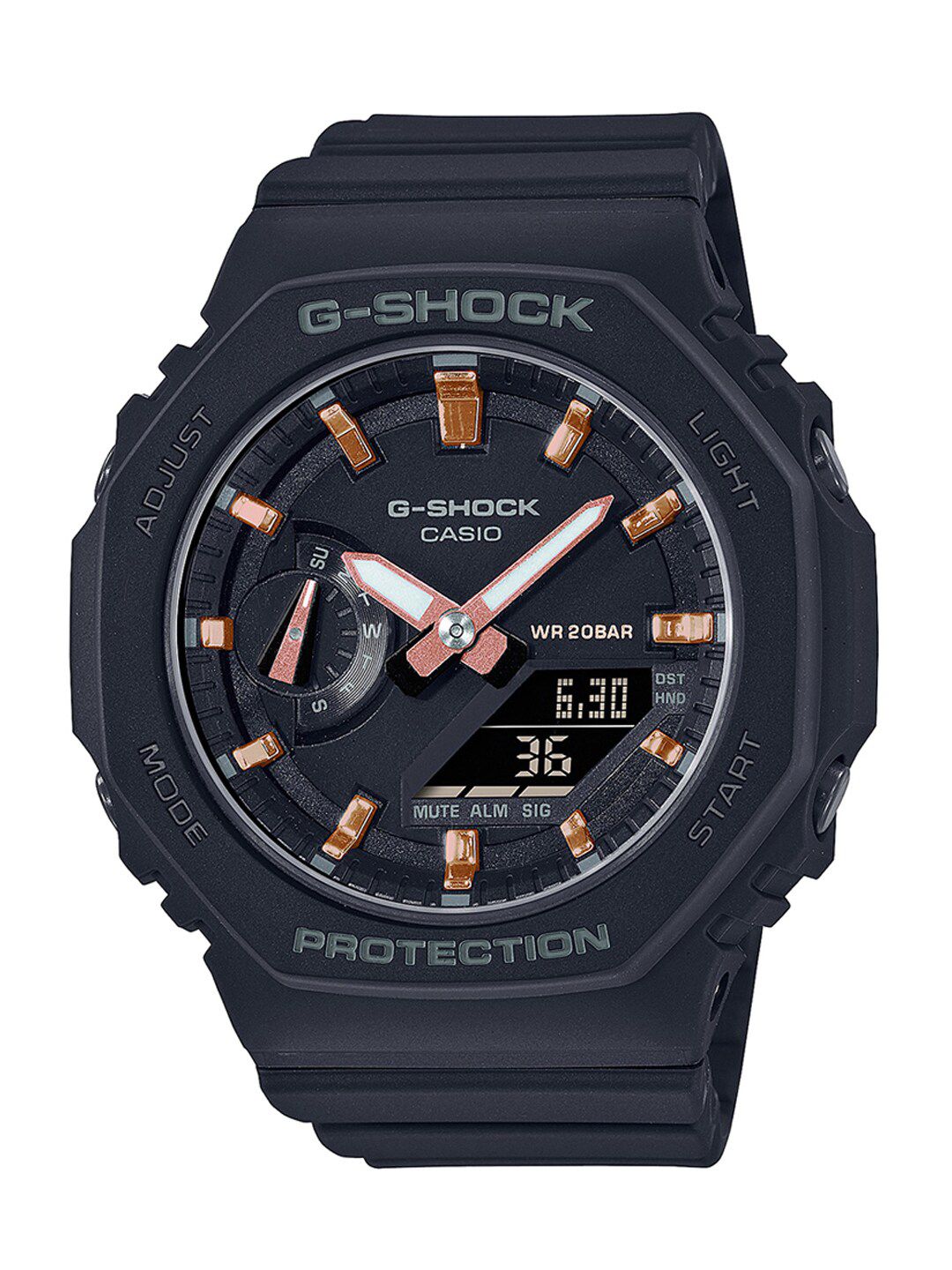CASIO G-Shock Women Black Dial & Black Straps Analogue and Digital Watch G1107 Price in India