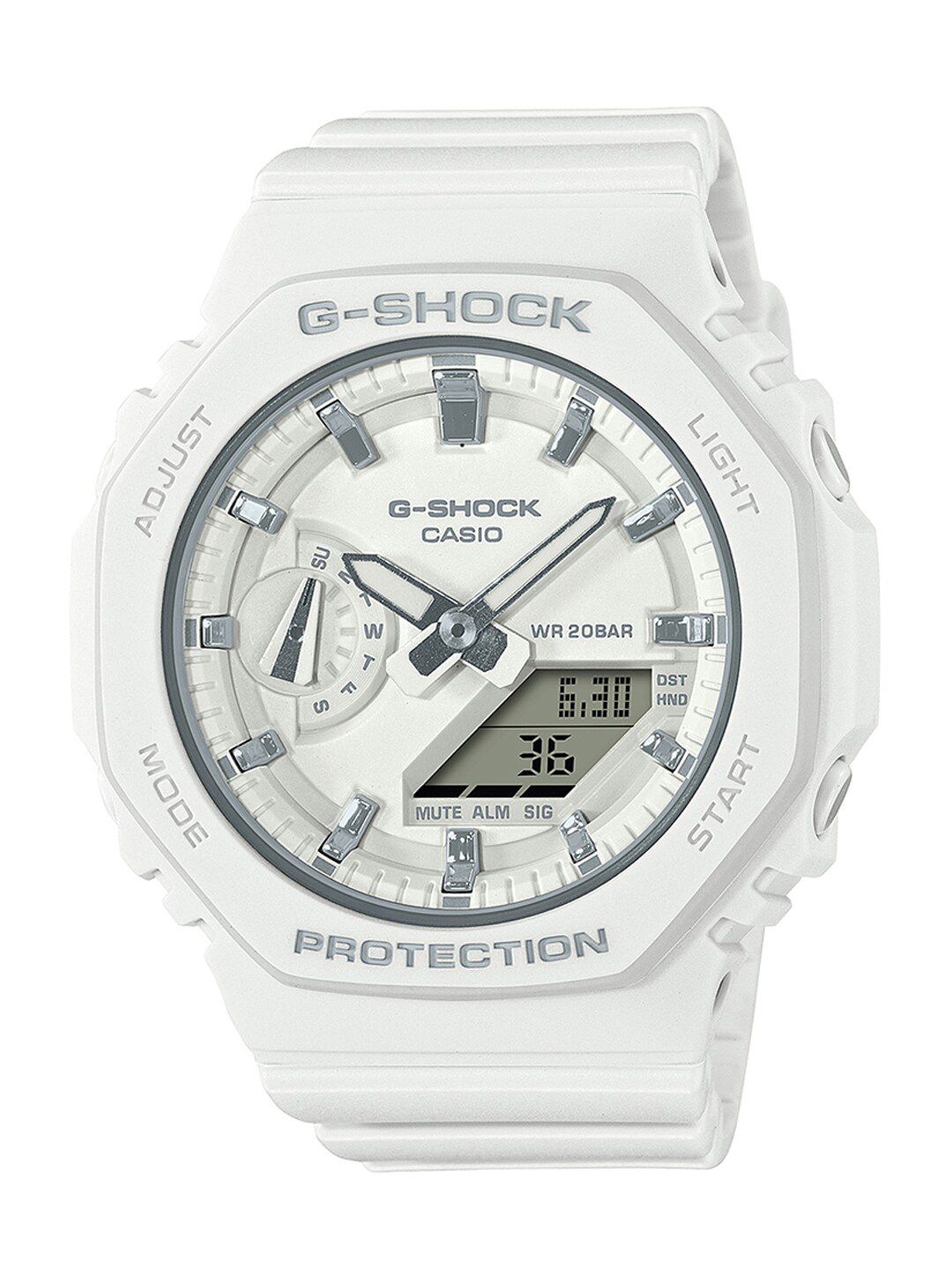 CASIO G-Shock Women White Dial & White Straps Analogue and Digital Watch Gift Set Price in India