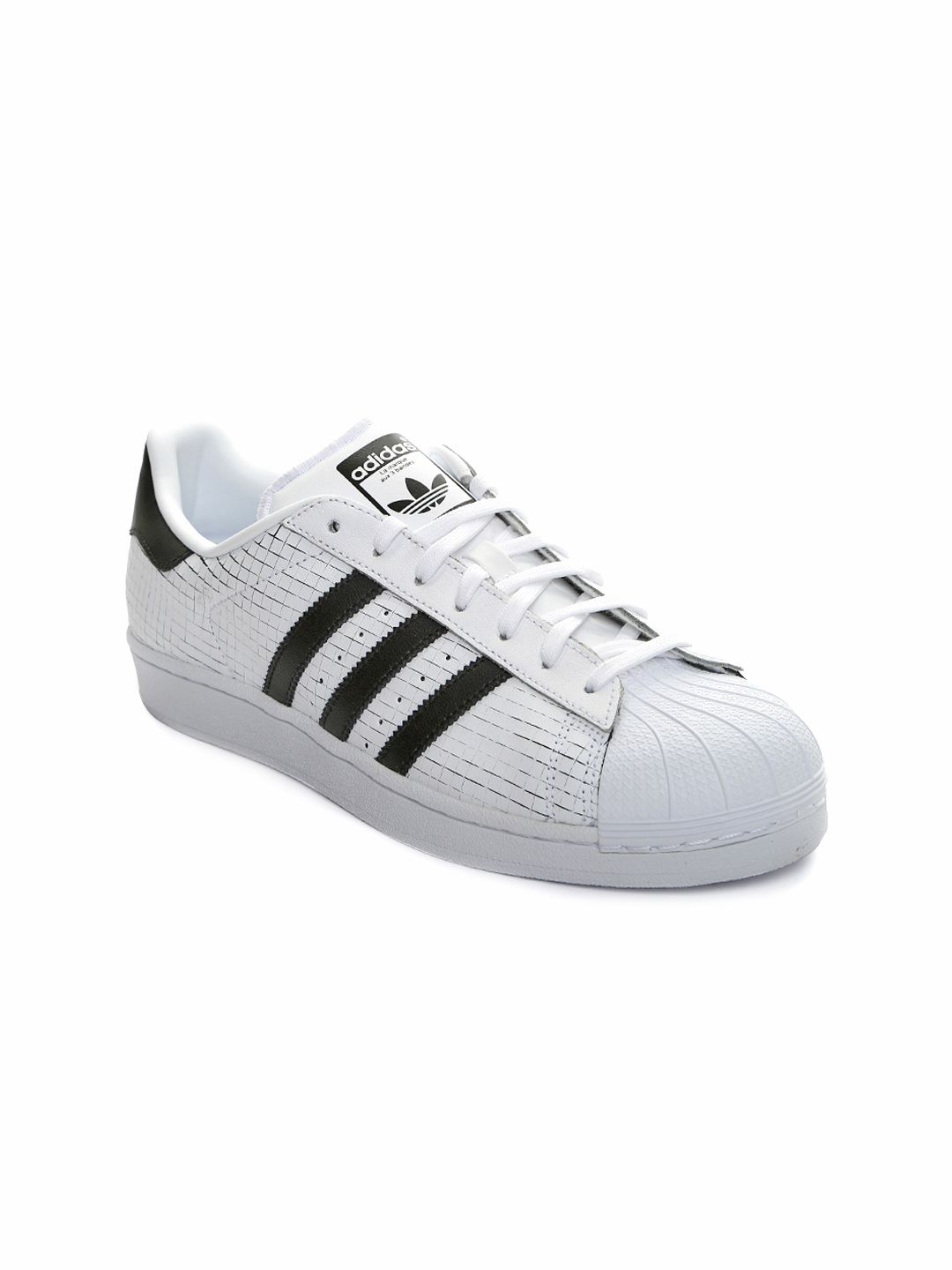 Buy ADIDAS Originals Men White Textured Superstar Sneakers - Casual Shoes  for Men 1501314 | Myntra