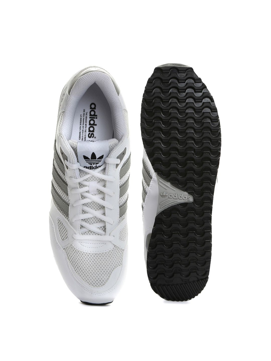 Buy ADIDAS Originals Men White Solid ZX 750 Sneakers - Casual