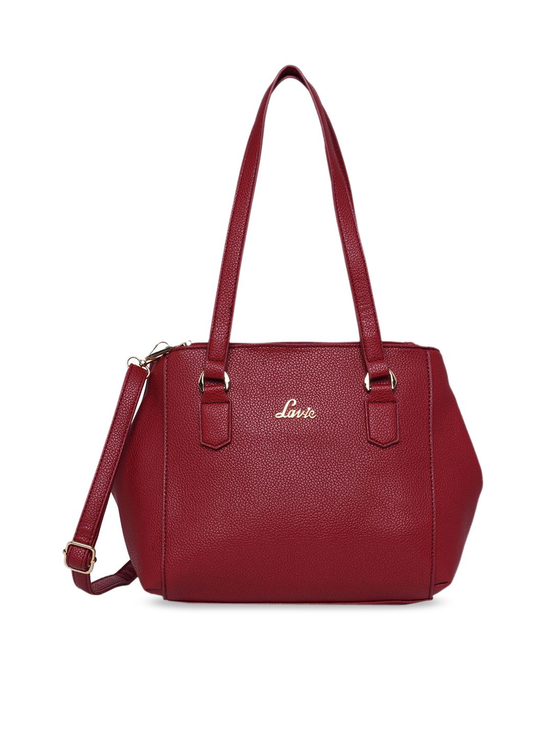 Lavie Red Structured Shoulder Bag Price in India