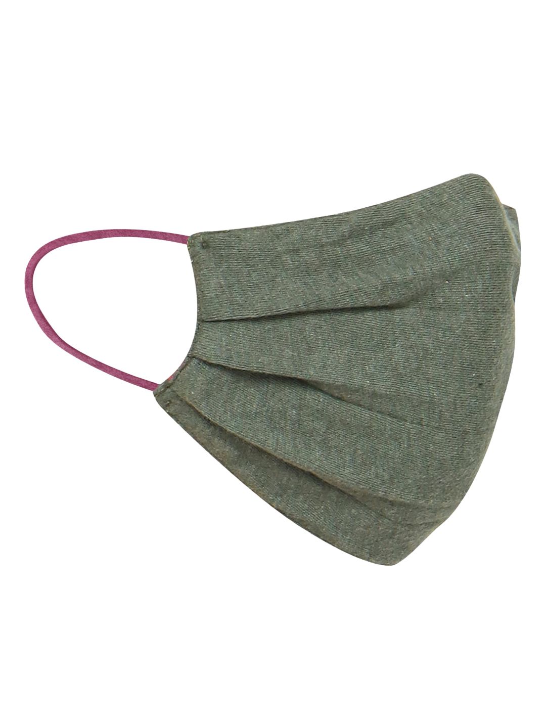 Soch Adults Pack of 3 Olive Knit Resuable Masks Price in India