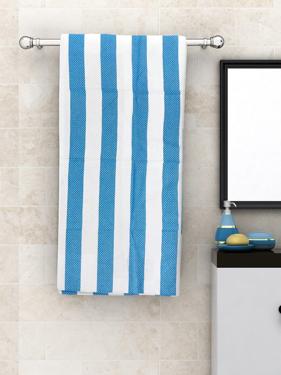 Athom Trendz White High Absorbant Bath Towel Price in India