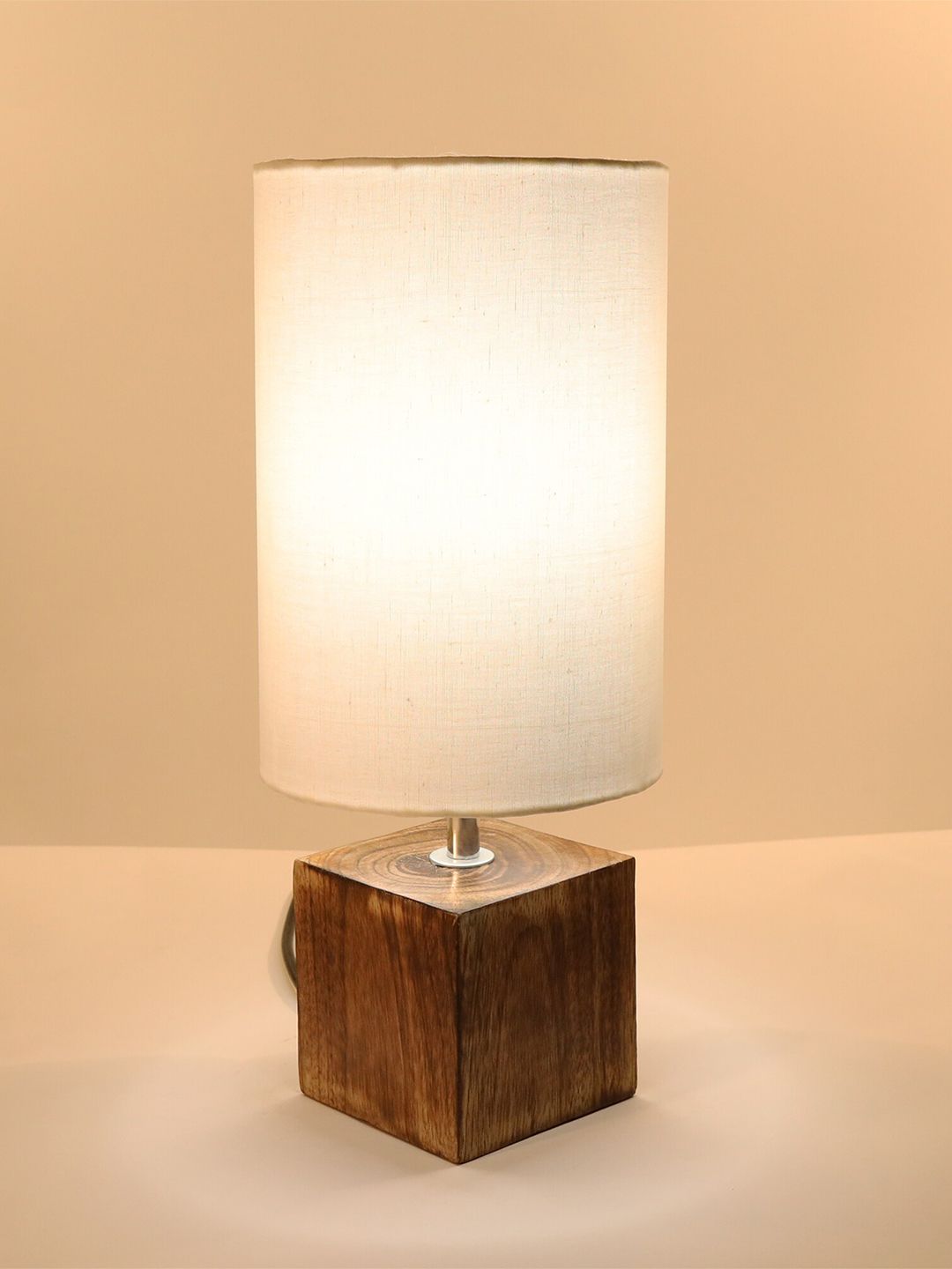 Homesake Black & White Handcrafted Table Lamp with Shade Price in India