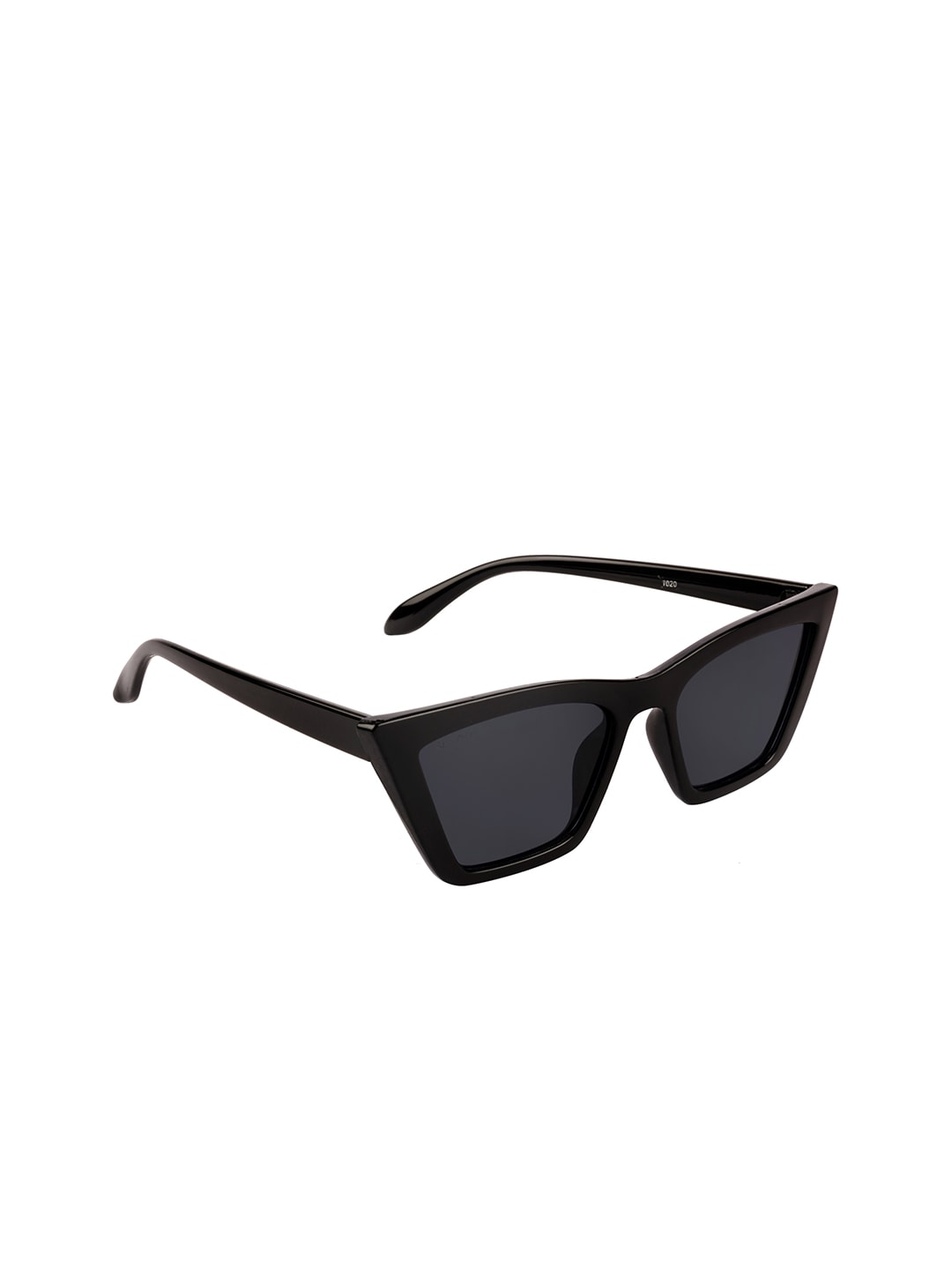 NuVew Women Black Lens & Black Cateye Sunglasses with UV Protected Lens Price in India