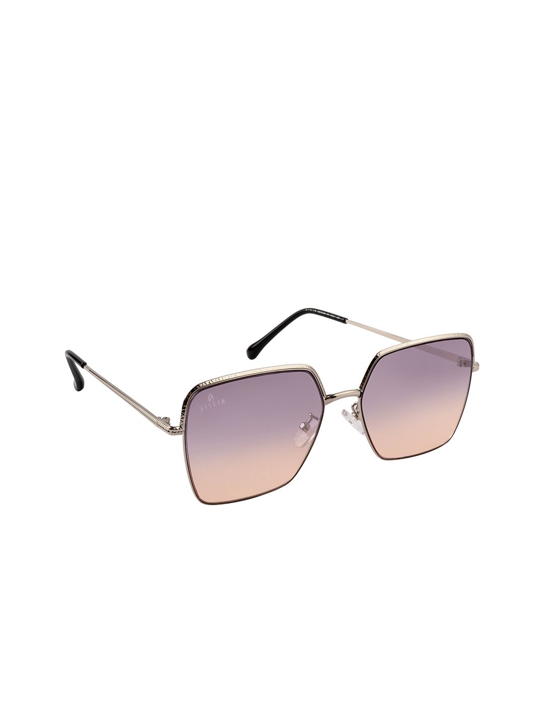 AISLIN Women Silver-Toned Square Sunglasses