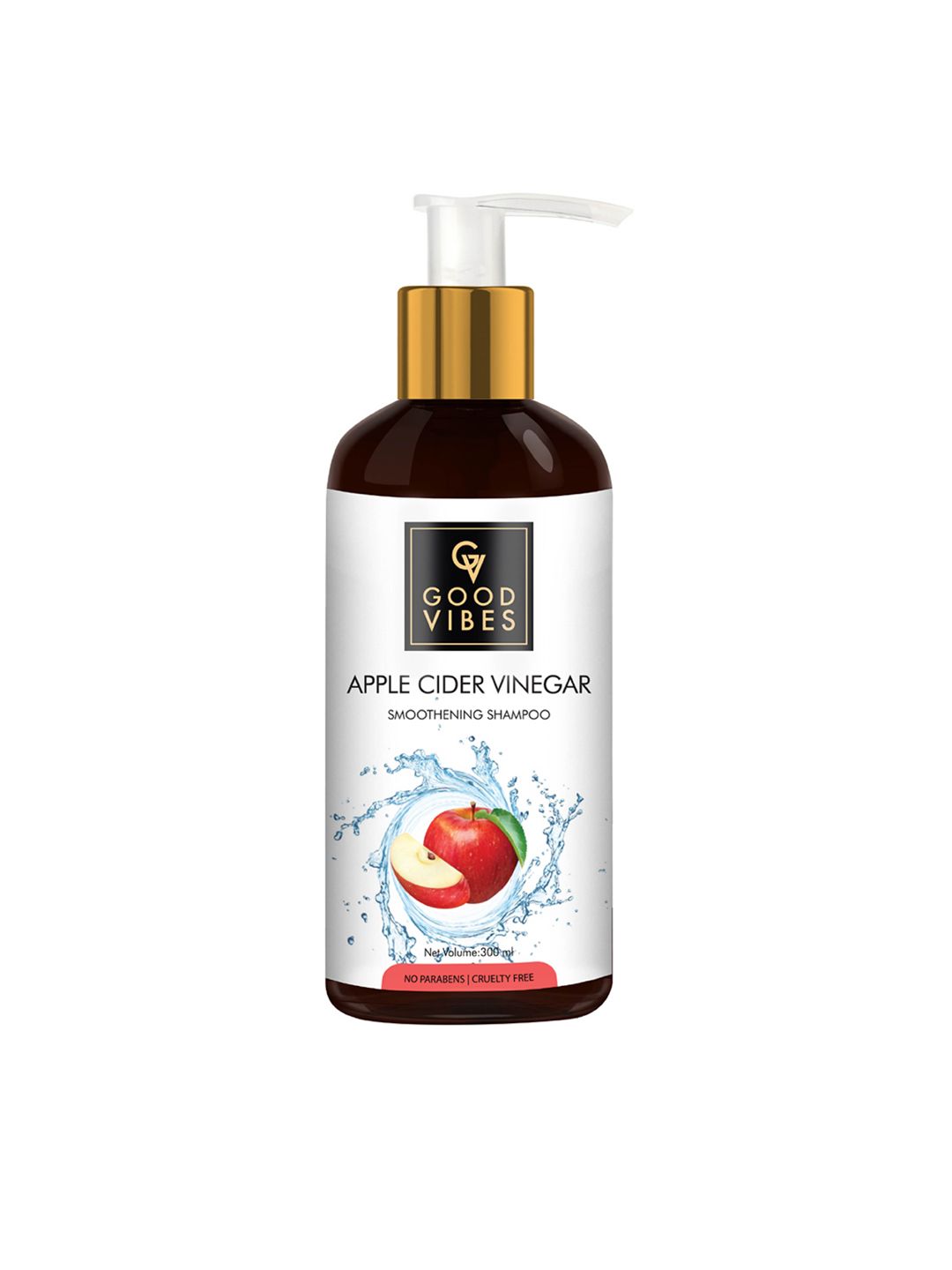 Good Vibes Unisex Apple Cider Vinegar Smoothening Shampoo -300 ml Price in India