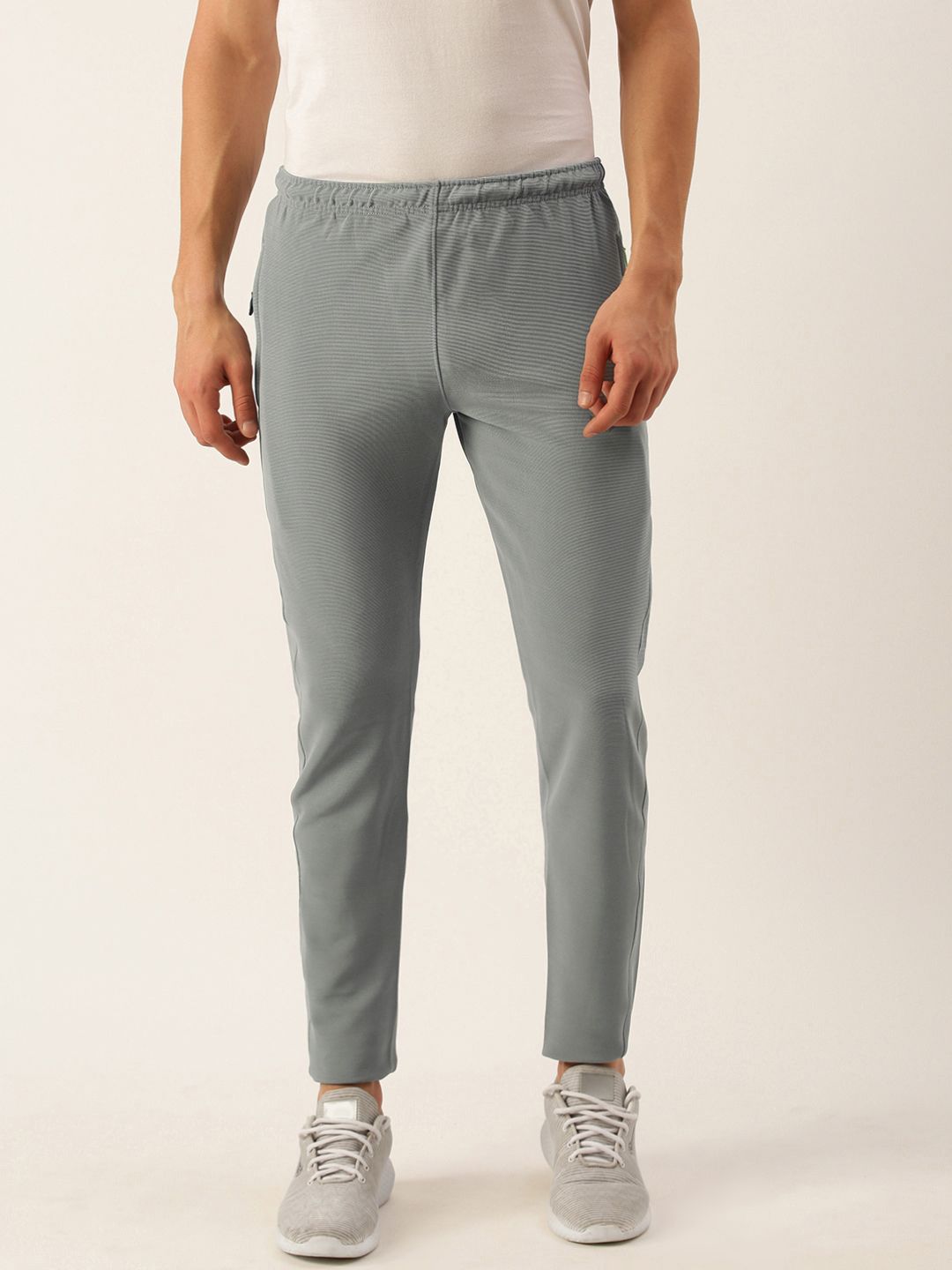 Buy Sports52 wear Men Dark Grey Slim Fit Brand Logo Printed Rapid