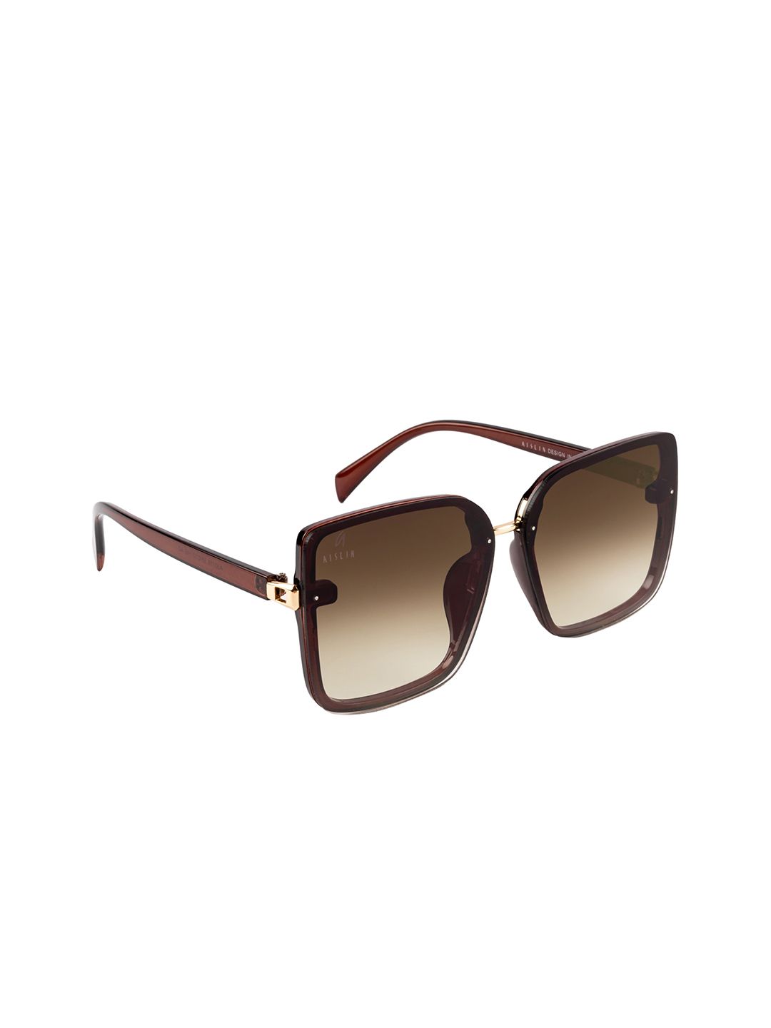 AISLIN Women Brown UV Protected Butterfly Sunglasses Price in India