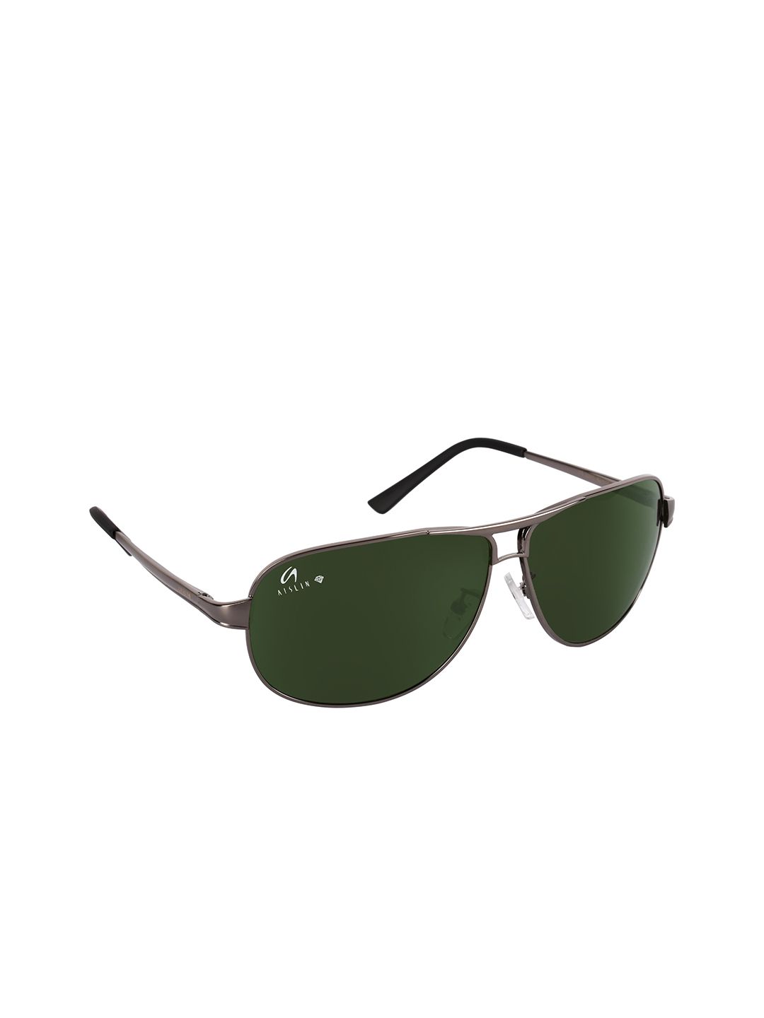 AISLIN Men Black Toughened Glass Wayfarer Sunglasses