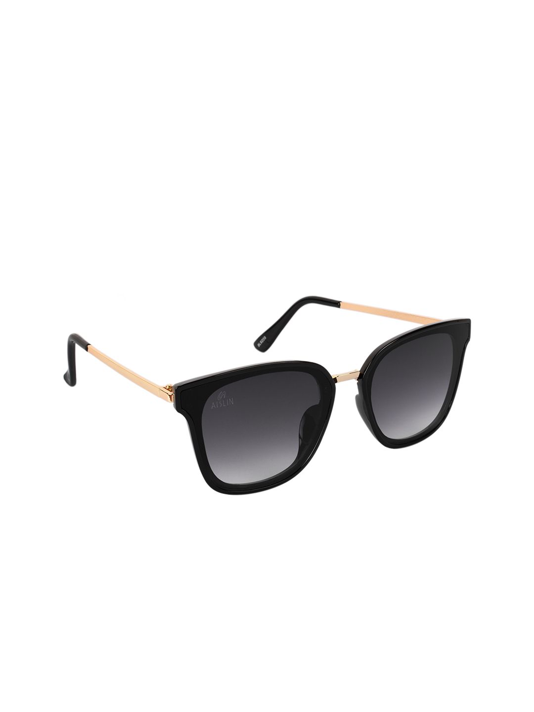 AISLIN Women Black Square Sunglasses