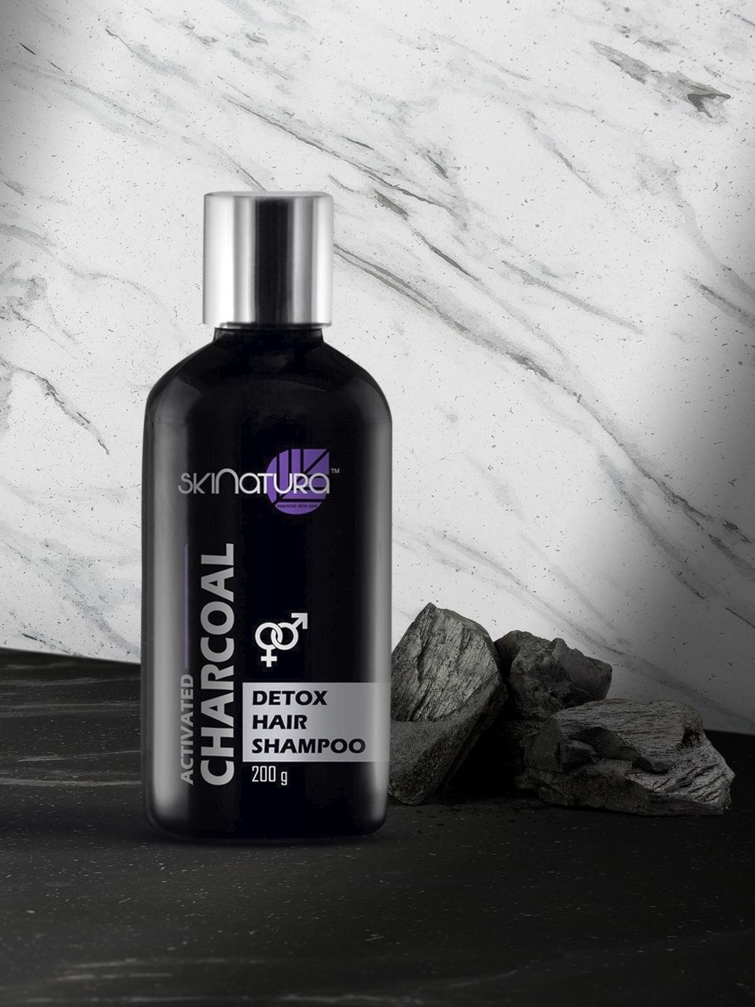 Skinatura Black Activated Charcoal Detox Hair Shampoo Price in India