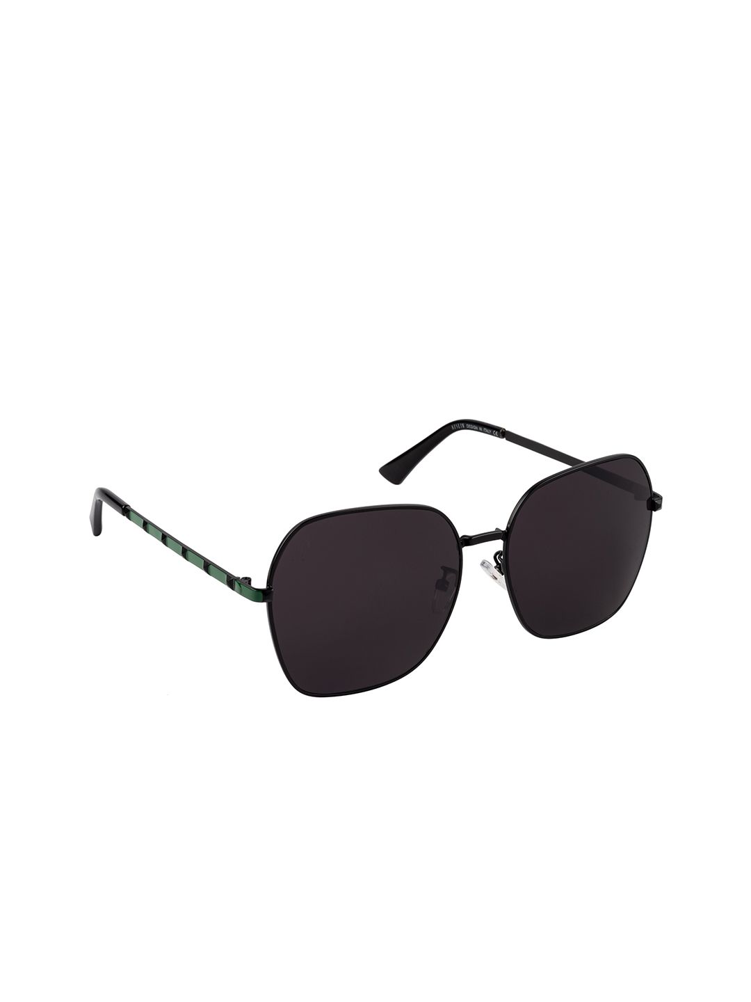 AISLIN Unisex Black Lens & Black Oversized Sunglasses with UV Protected Lens Price in India