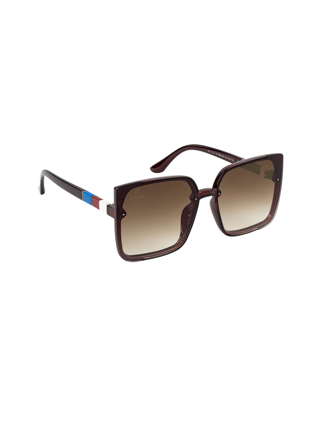 AISLIN Women Brown Lens & Brown Butterfly Sunglasses with UV Protected Lens Price in India