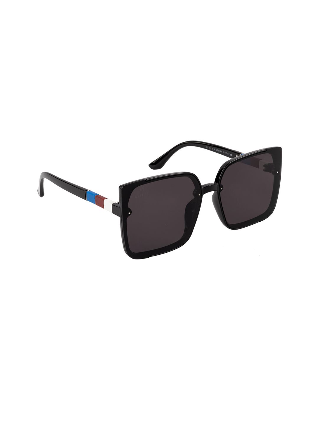 AISLIN Women Black Lens & Black Butterfly Sunglasses with UV Protected Lens Price in India