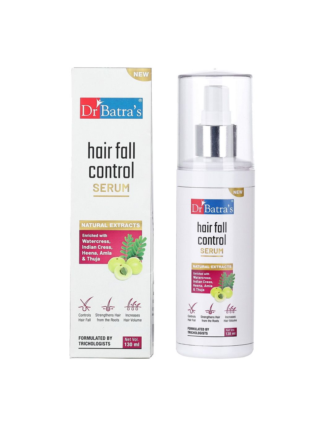 Dr. Batras Hair Fall Control Shampoo & Control Serum Price in India