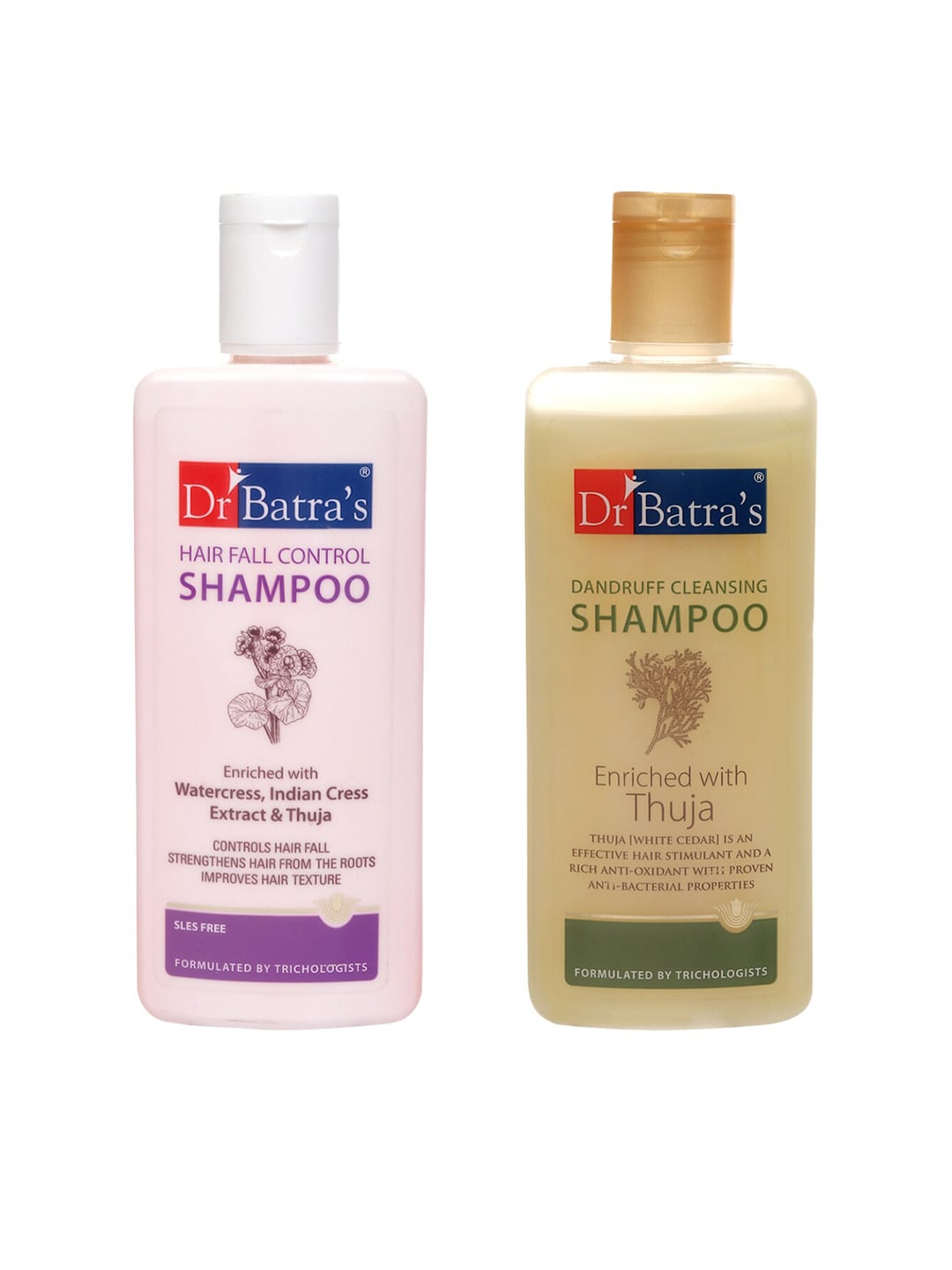 Dr. Batras Unisex Set of Dandruff Cleansing & Hairfall Control Shampoo Price in India